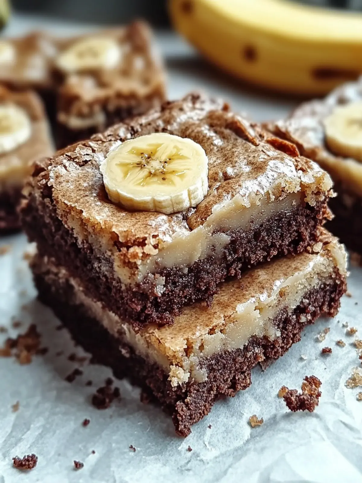 Banana Bread Brownies: The Perfect Combination for Every Craving 3 Banana Bread Brownies : The Perfect Combination