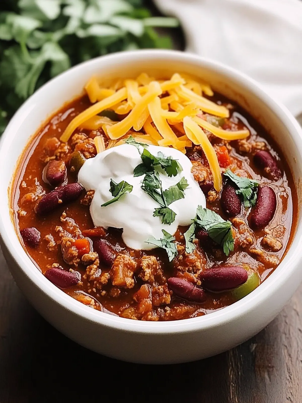 Comforting Turkey Chili Crockpot Recipe for Cozy Nights 2 Turkey Chili Crockpot Recipe