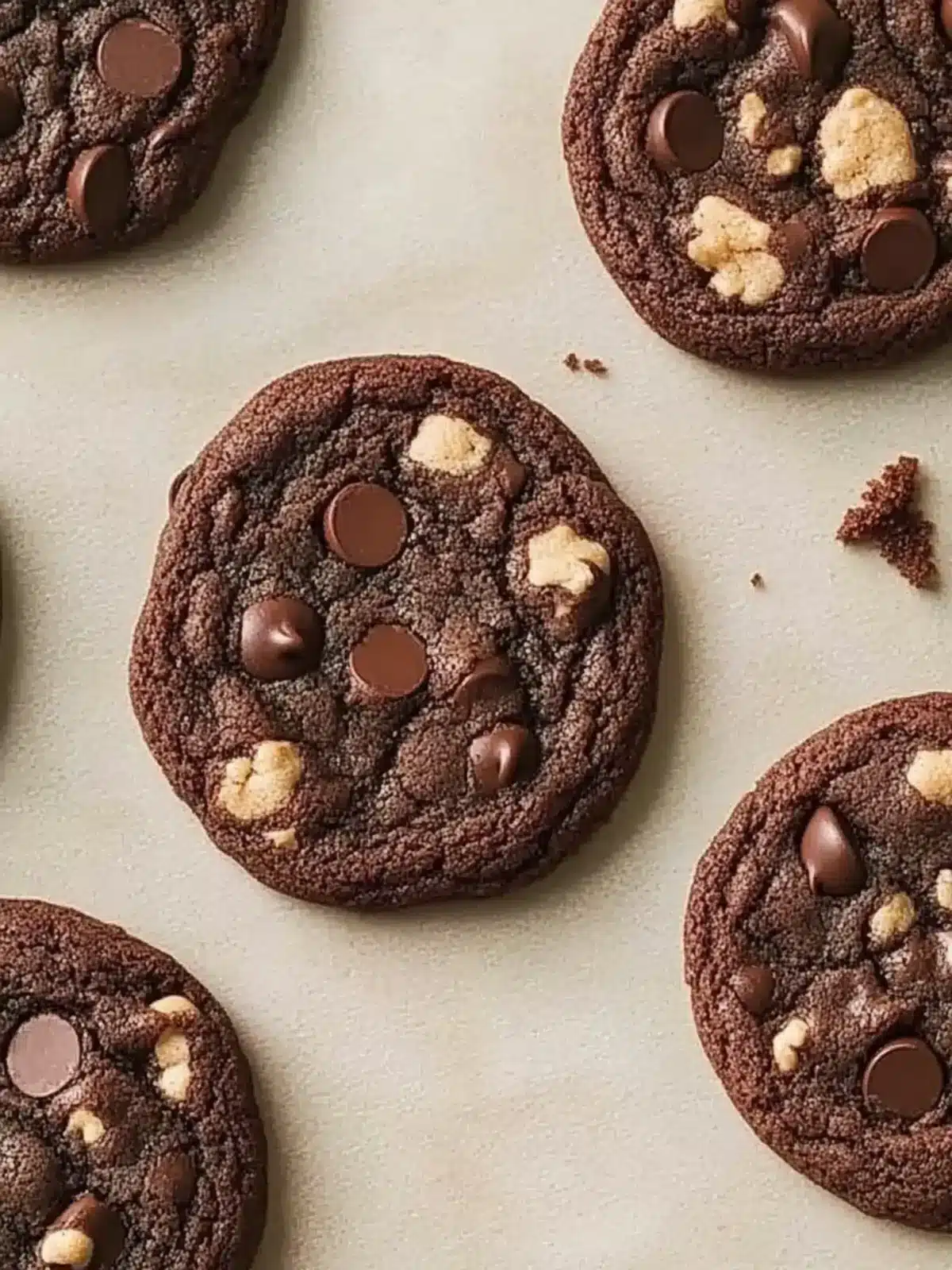 Irresistible Triple Chocolate Chip Cookies That Melt in Your Mouth 3 Triple chocolate chip cookies