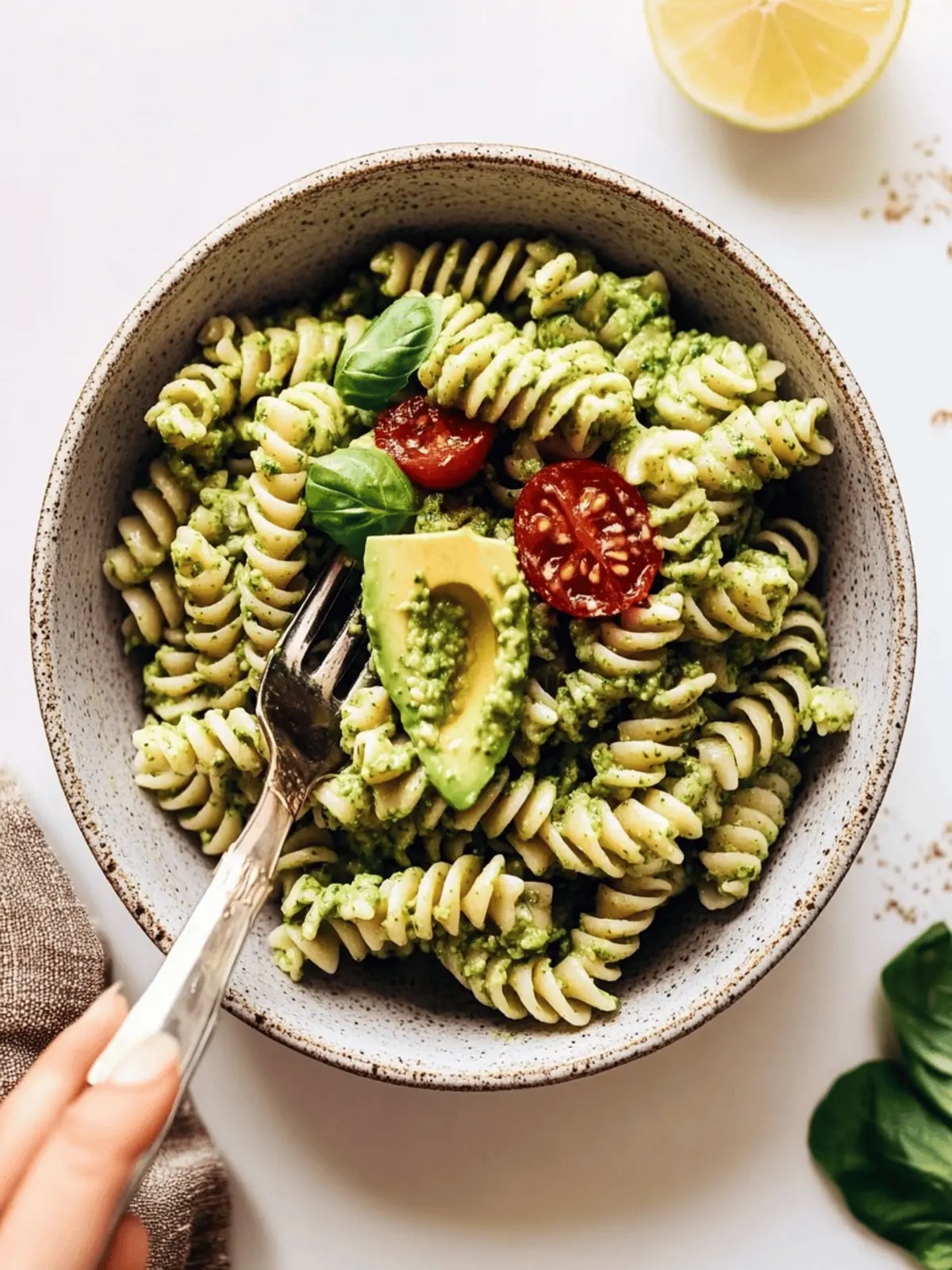 Delicious Avocado Pesto Pasta Salad in Just 30 Minutes 3 Avocado Pesto Pasta Salad