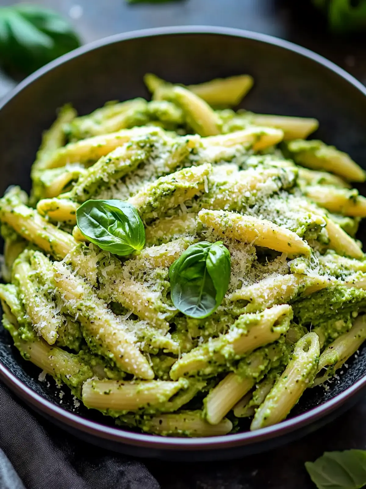 Creamy Avocado Pesto Pasta: Quick, Vegan Delight in Minutes 2 Creamy Avocado Pesto Pasta