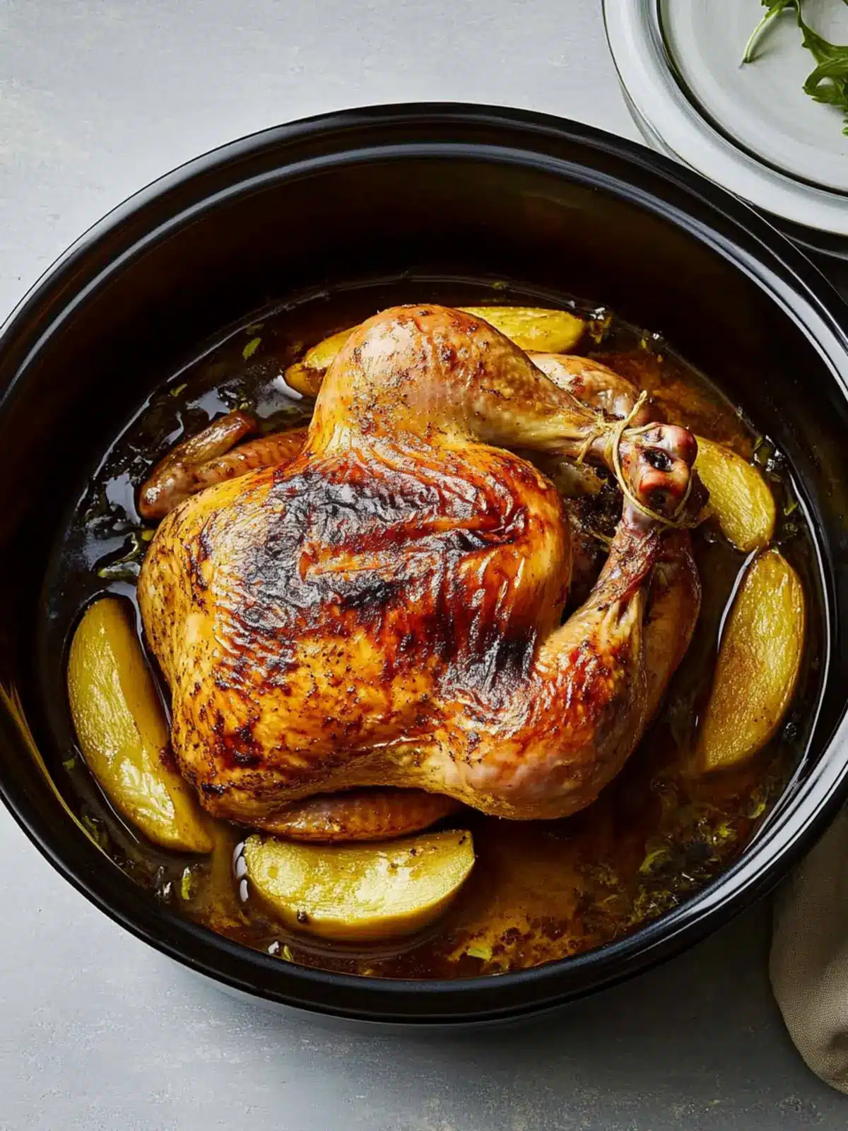 Savory Slow-Cooker Whole Chicken for Effortless Family Dinners 2 Slow-Cooker Whole Chicken