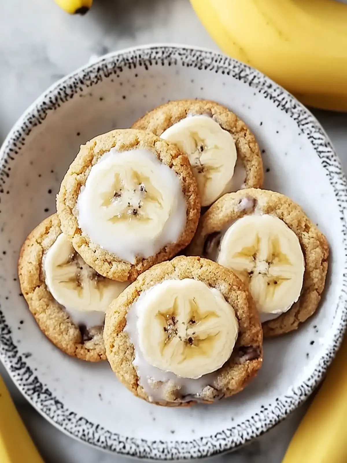 Irresistible Banana Bread Cookies with Creamy Glaze 4 Banana Bread Cookies