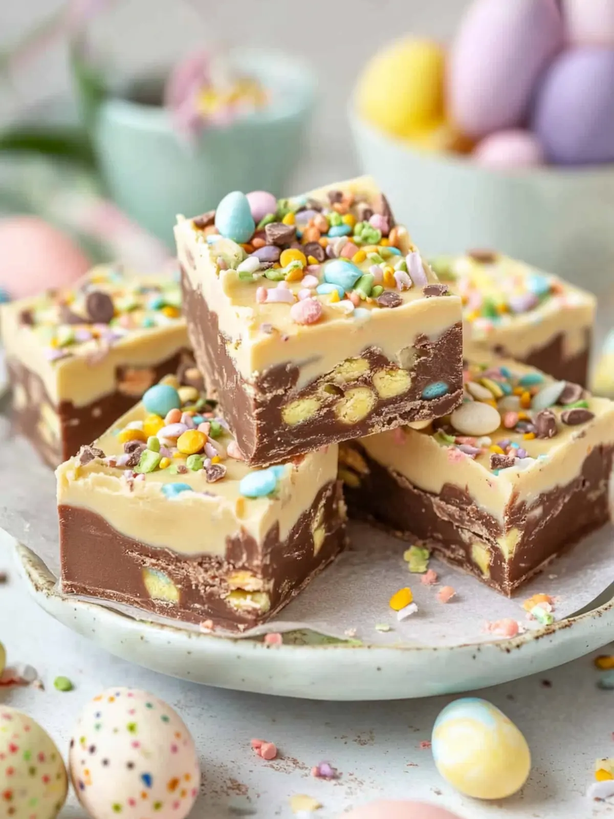 Easter Fudge Delight with Cadbury Eggs Everyone Will Love 3 Easter Fudge