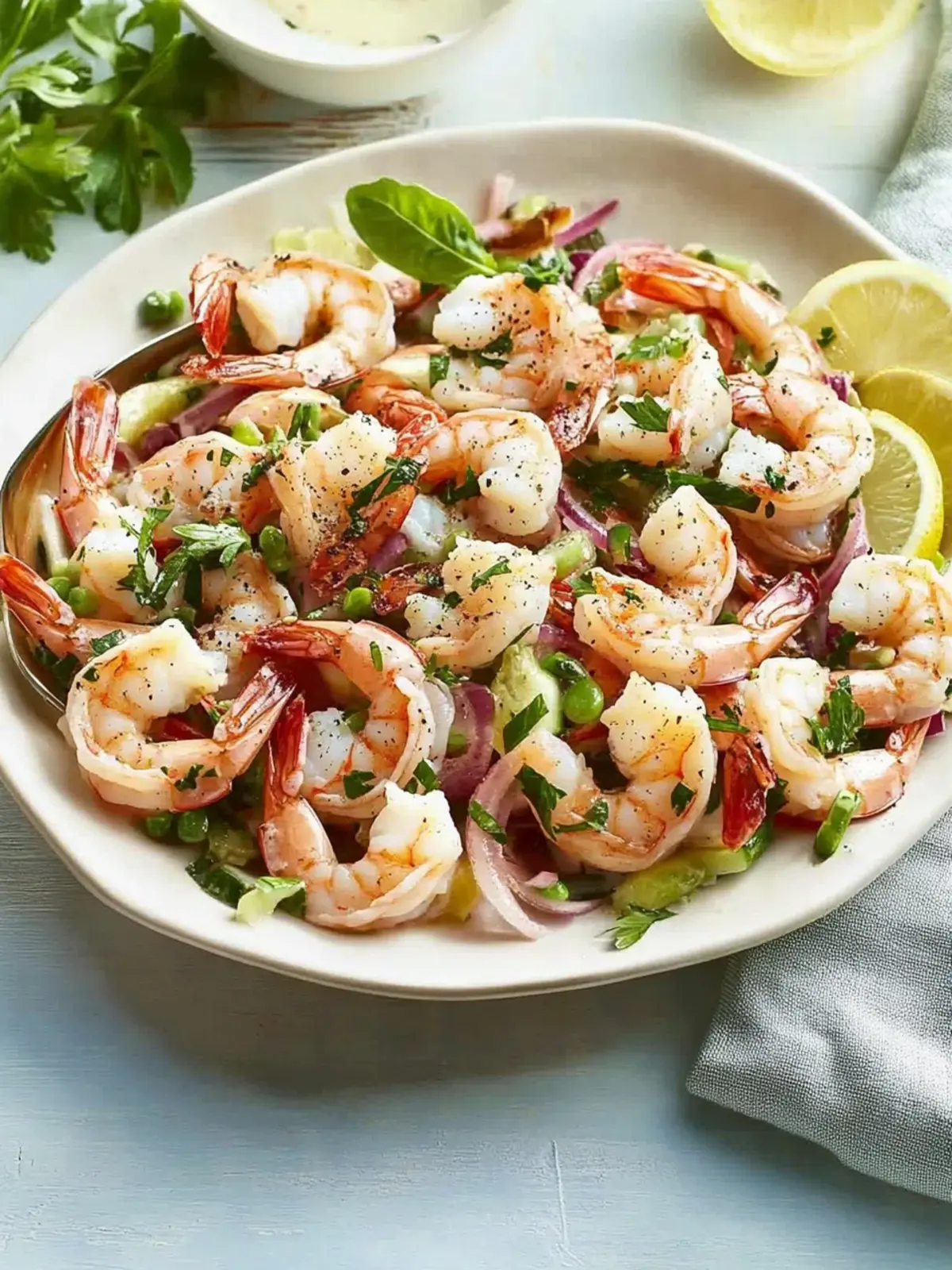 Lemon Shrimp Salad: Fresh, Creamy, and Perfectly Light 4 Shrimp Salad