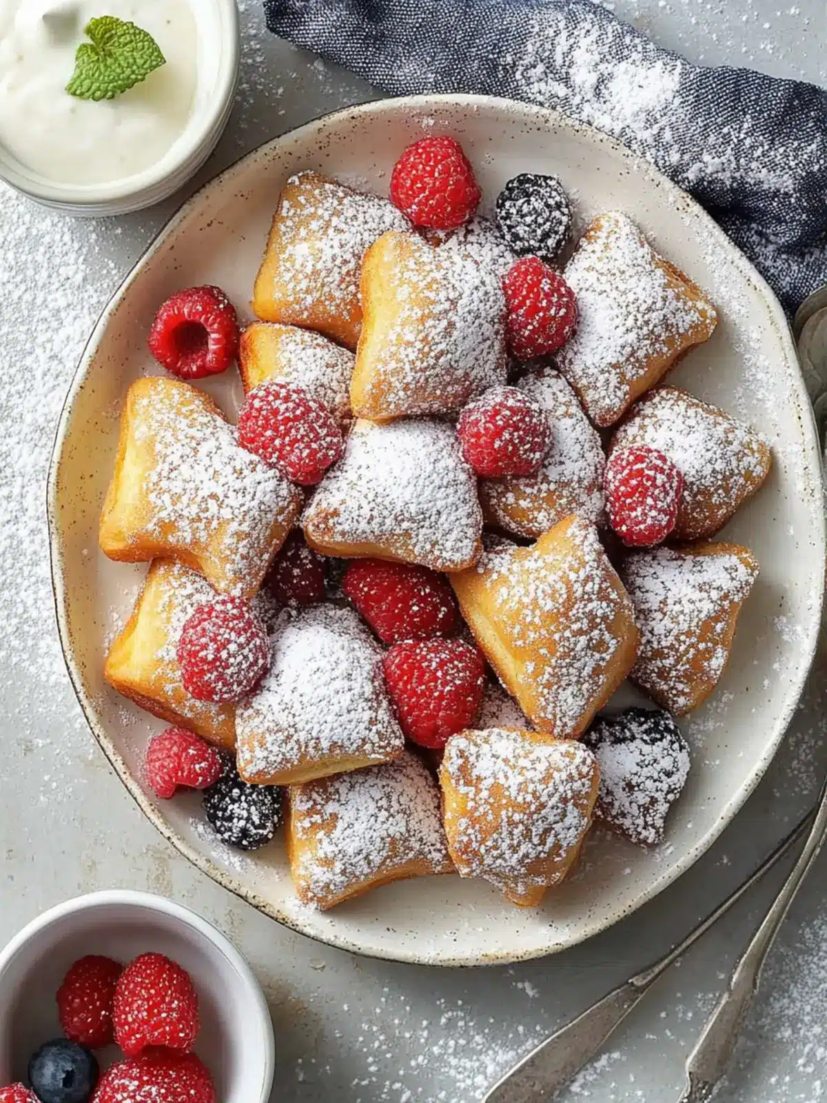 Springtime Beignets & Berries: Sweet Valentine s Breakfast Treats 4 Springtime Beignets & Berries- Valentine s breakfast recipes