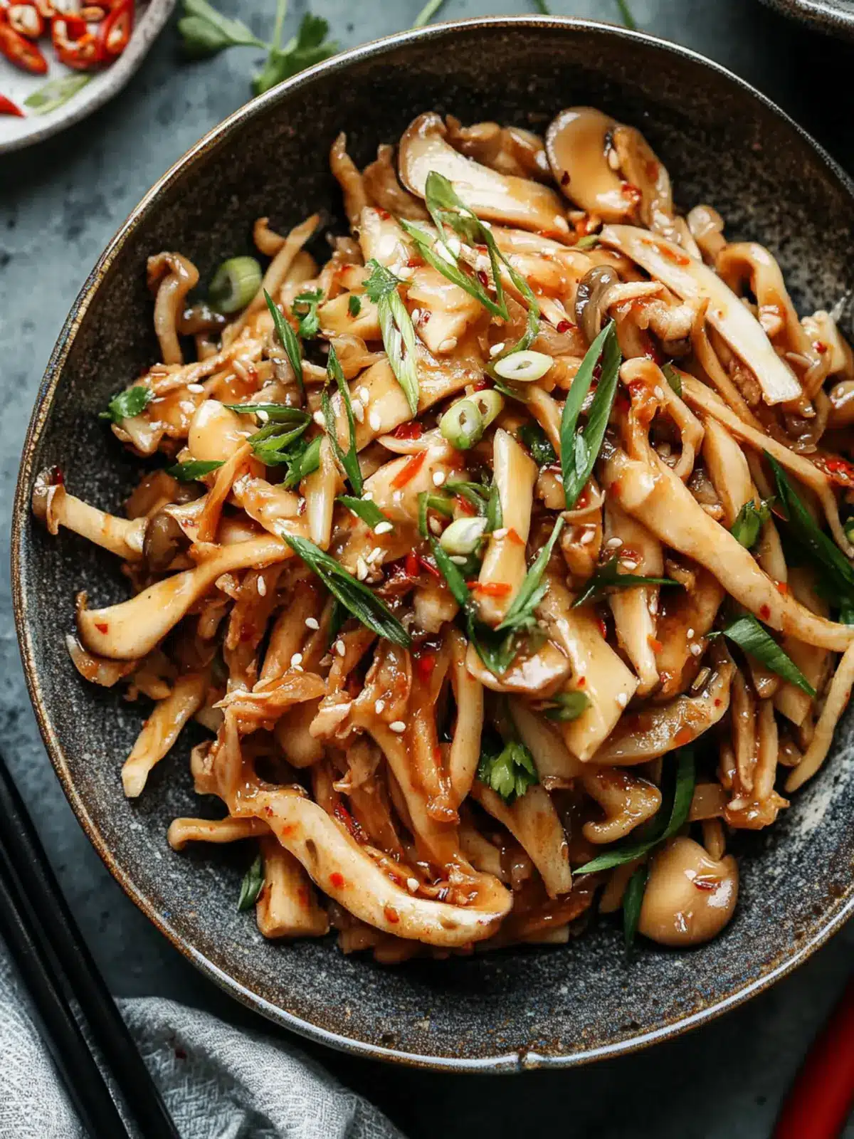 Bang Bang King Oyster Mushrooms for a Festive Lunar New Year 4 Bang Bang King Oyster Mushrooms- Lunar New Year recipes