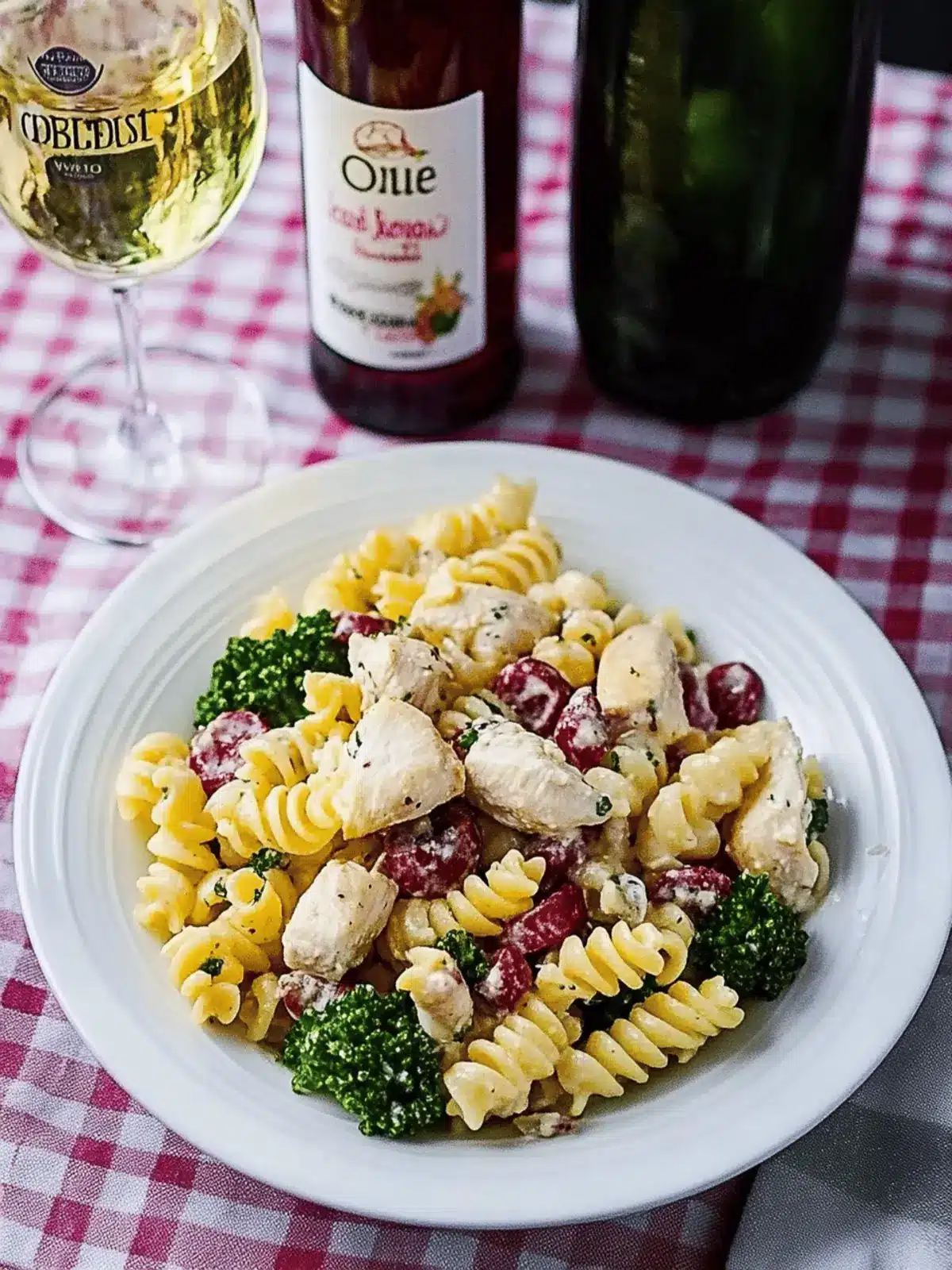 Cordon Bleu Chicken Pasta Salad That's Perfect for Summer Picnics 3 Cordon Bleu Chicken Pasta Salad