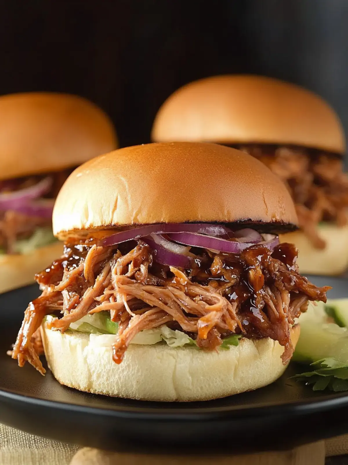 Savory Balsamic and Honey Pulled Pork Sandwiches Made Easy 2 Balsamic and Honey Pulled Pork Sandwiches