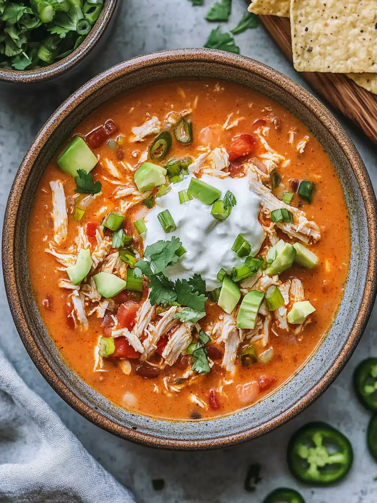 Creamy Buffalo Chicken Chili for Ultimate Game Day Comfort 2 Buffalo Chicken Chili