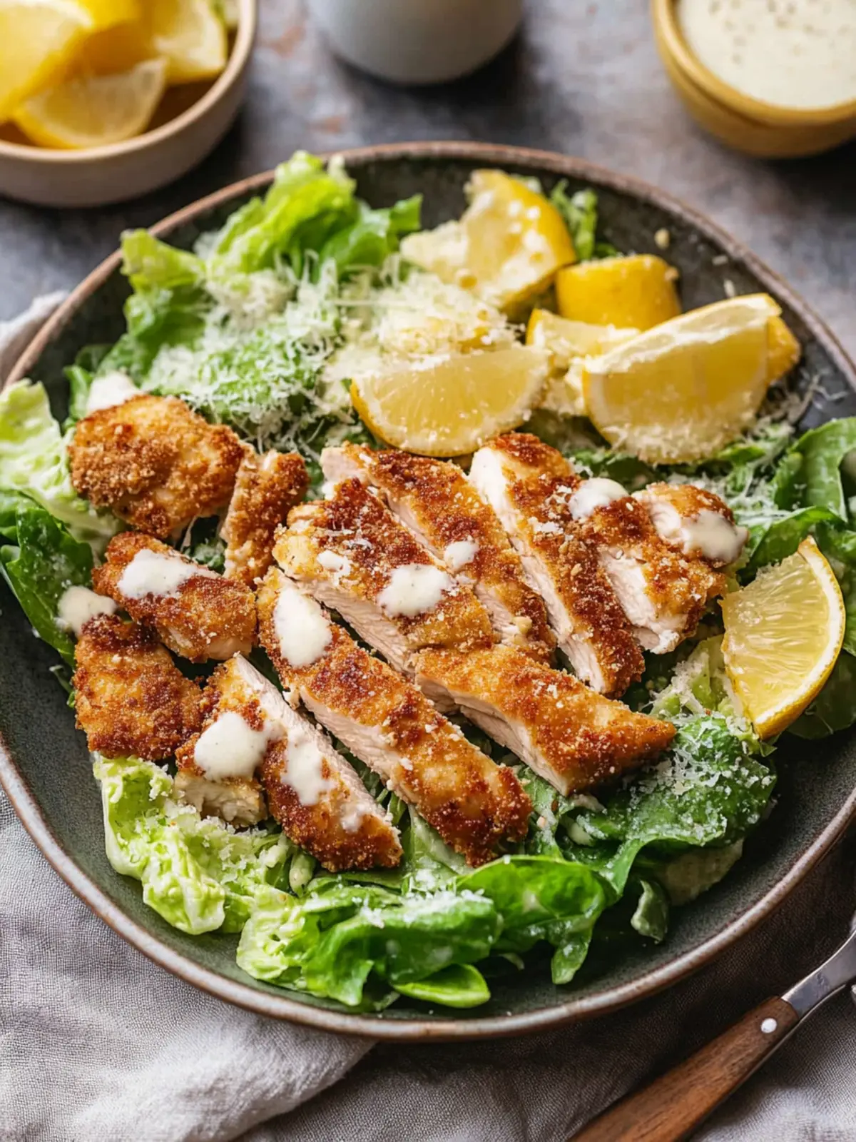 Crispy Chicken Caesar Salad: Your New Favorite Comfort Meal 3 Crispy Chicken Caesar Salad