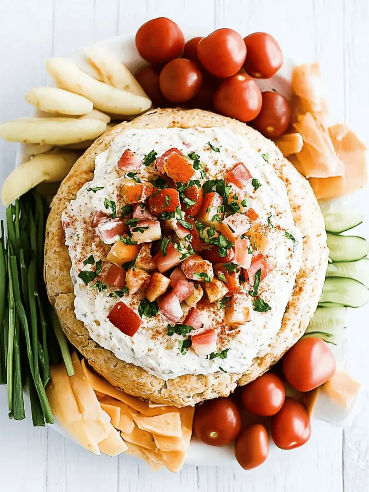 Irresistible BLT Dip Recipe in a Cozy Bread Bowl 3 BLT Dip Recipe