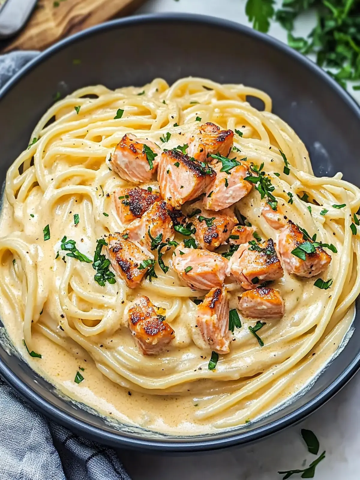 Creamy Salmon Pasta That'll Wow Your Dinner Guests 2 Creamy Salmon Pasta