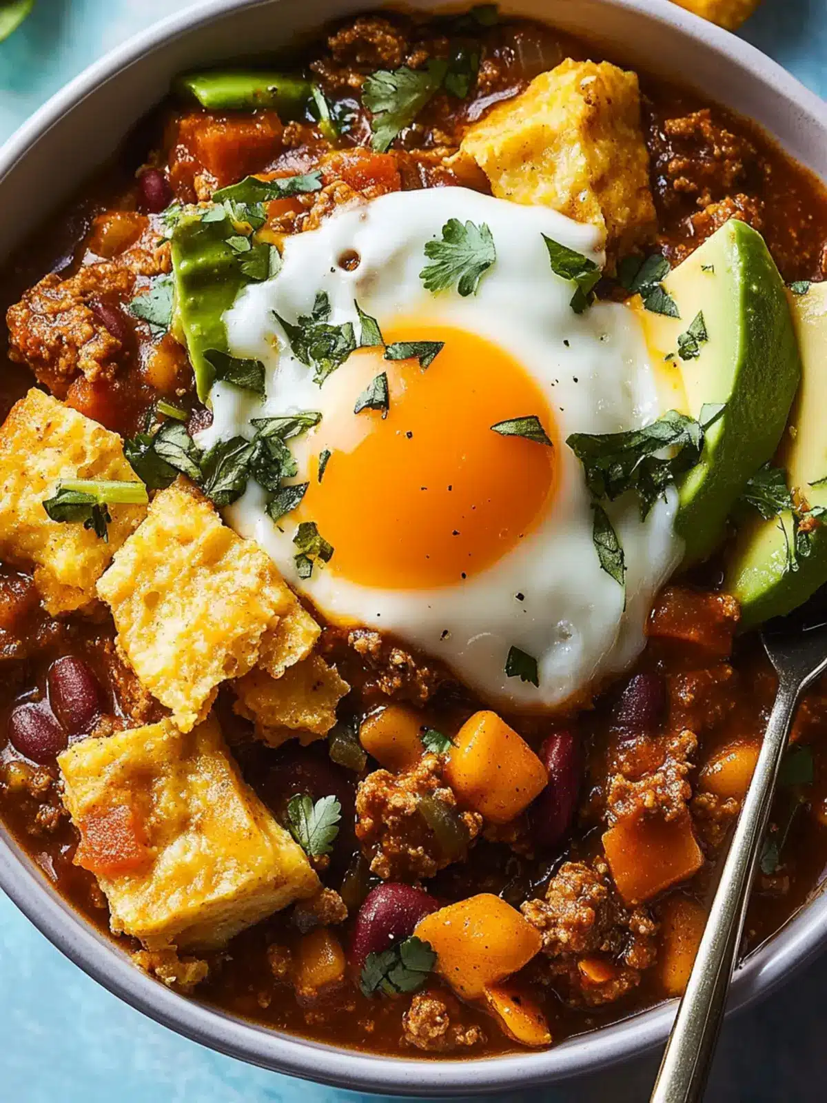 Savory Chorizo Breakfast Chili to Kickstart Your Morning 3 Chorizo Breakfast Chili