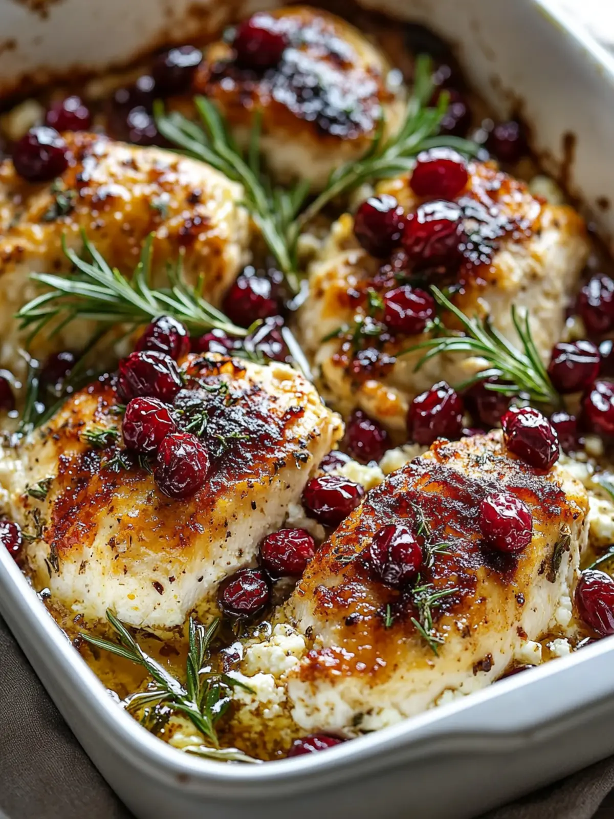 Honey Cranberry Chicken Bake with Ricotta Cheese 40-Minute Delight 2 Honey Cranberry Chicken Bake with Ricotta Cheese Easy, Flavor-Packed Dinner in 40 Minutes!