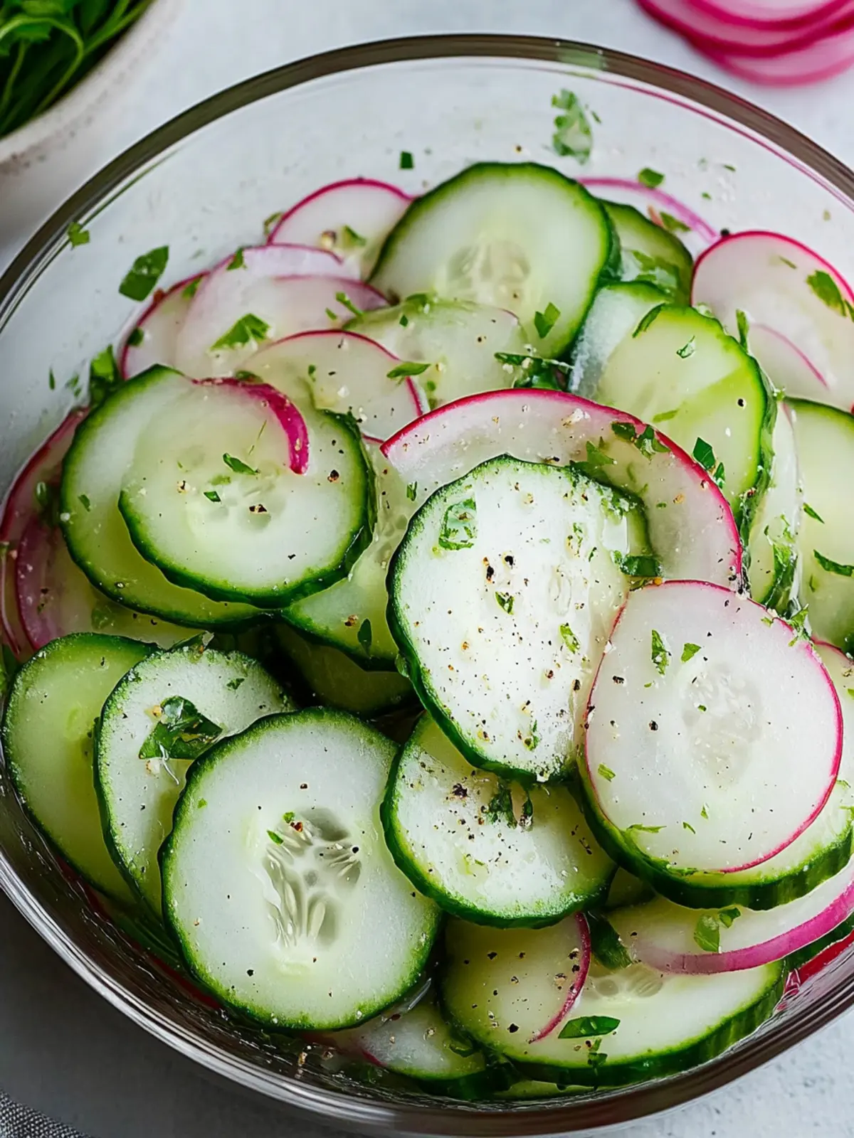 Fresh and Easy Vinegar Cucumber Salad for a Healthy Boost 2 Easy Vinegar Cucumber Salad (Dairy free, Paleo, Whole30)