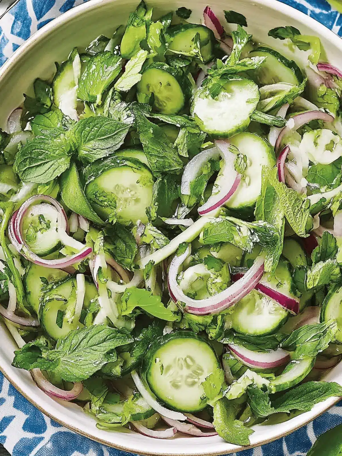 Crisp Cucumber and Onion Salad for Refreshing Summer Delights 3 Cucumber and Onion Salad