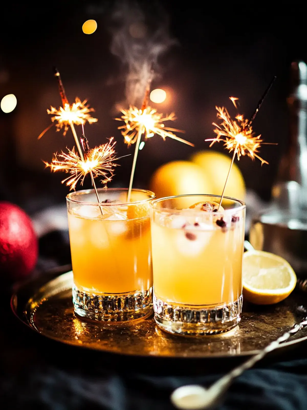 Delight in this Amaretto Pear New Year's Eve Cocktail 4 New Year's Eve cocktail