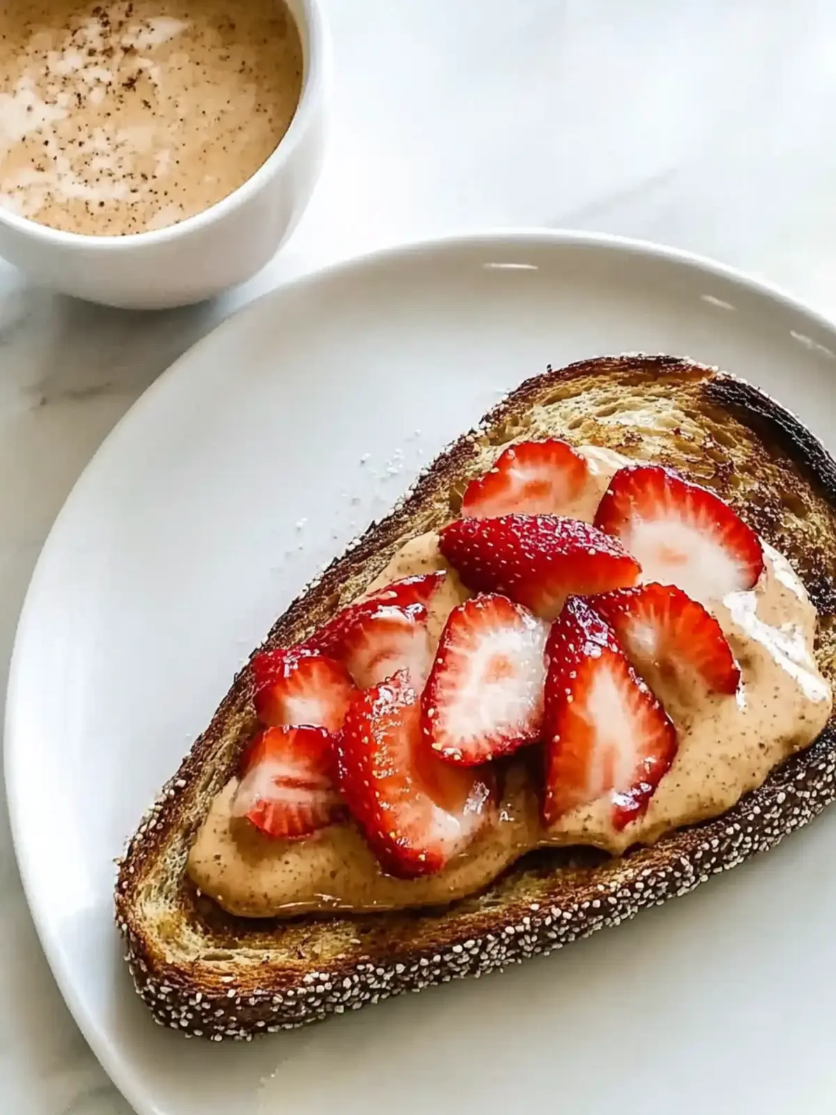Peanut Butter and Strawberry Toast: A Quick Morning Delight 3 Peanut Butter and Strawberry Toast