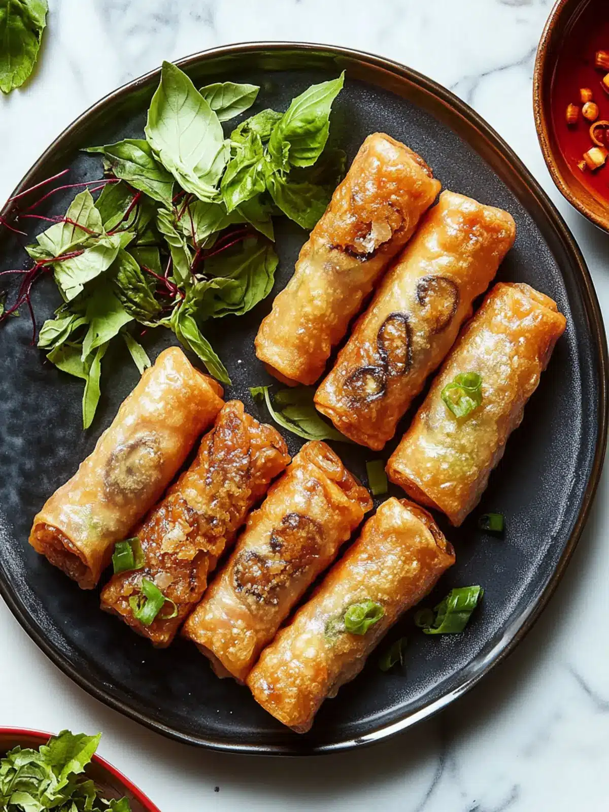 Oven-Fried Crispy Shiitake Imperial Rolls - Perfect for Lunar New Year 3 Oven-Fried Crispy Shiitake Imperial Rolls- Lunar New Year food ideas