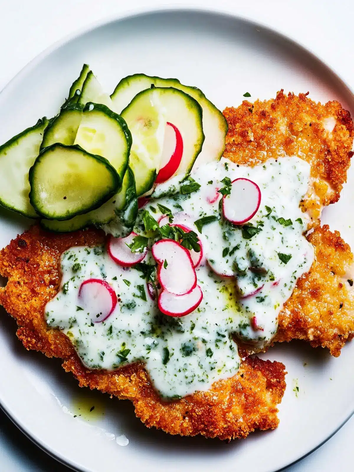 Crispy Chicken Milanesa With Maggi Ranch Sauce for Dinner Bliss 2 Chicken Milanesa With Maggi Ranch Sauce