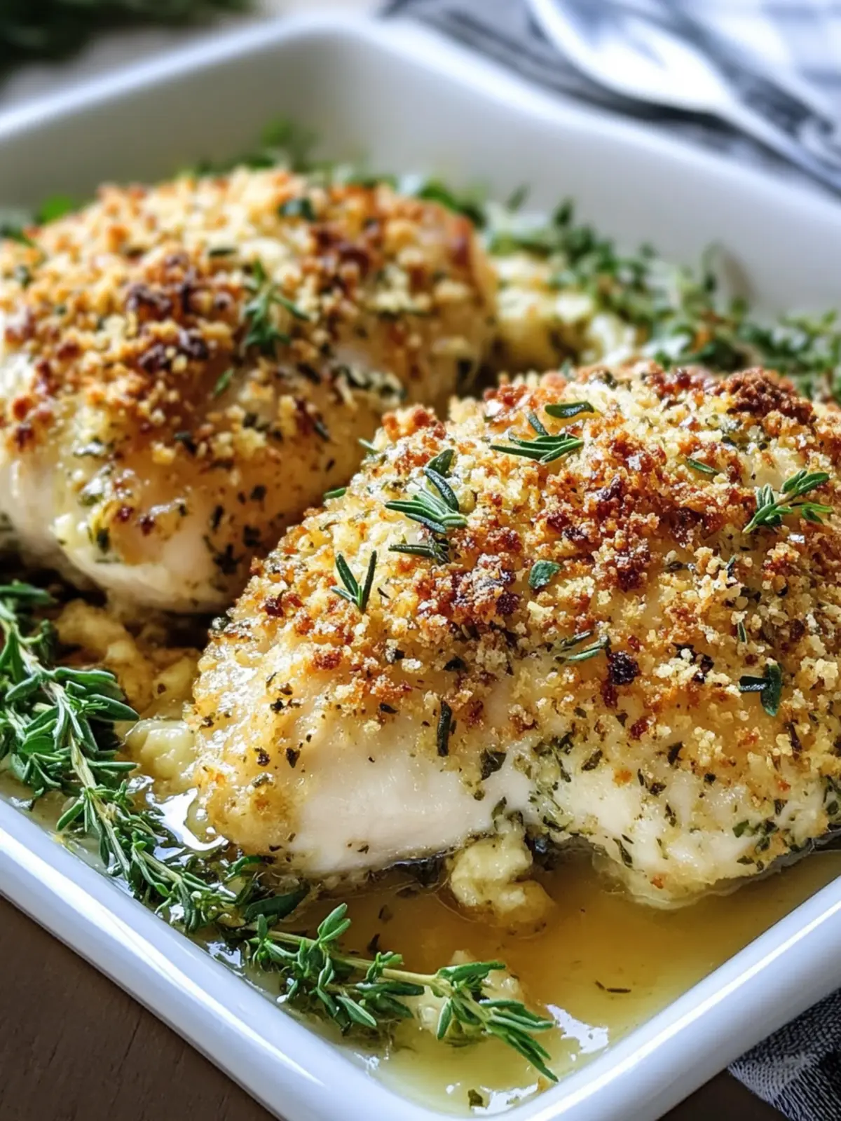 Herb-Crusted Baked Boursin Chicken for Effortless Dinner Delight 3 Herb-Crusted Baked Boursin Chicken