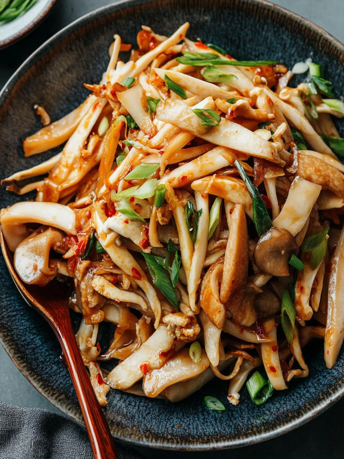 Bang Bang King Oyster Mushrooms: Lucky Lunar New Year Treat 2 Bang Bang King Oyster Mushrooms- Lucky potluck recipes Lunar New Year