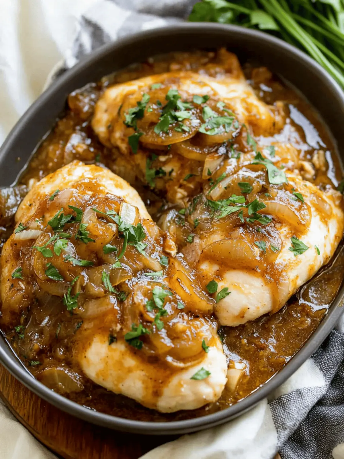 Savory French Onion Chicken That Will Wow Your Dinner Guests 4 French Onion Chicken