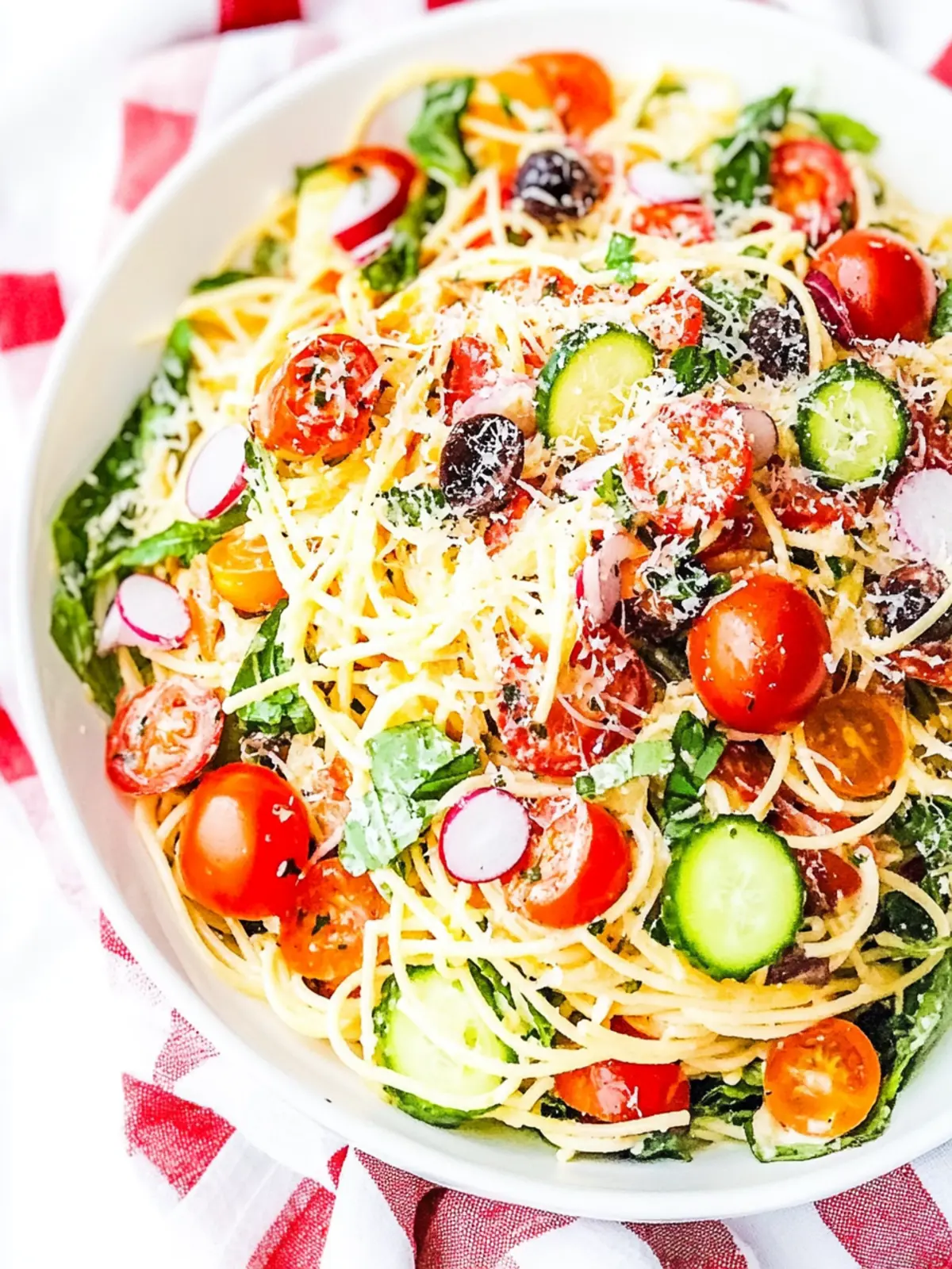 Customizable Spaghetti Salad for Fresh Summer Celebrations 3 Spaghetti Salad