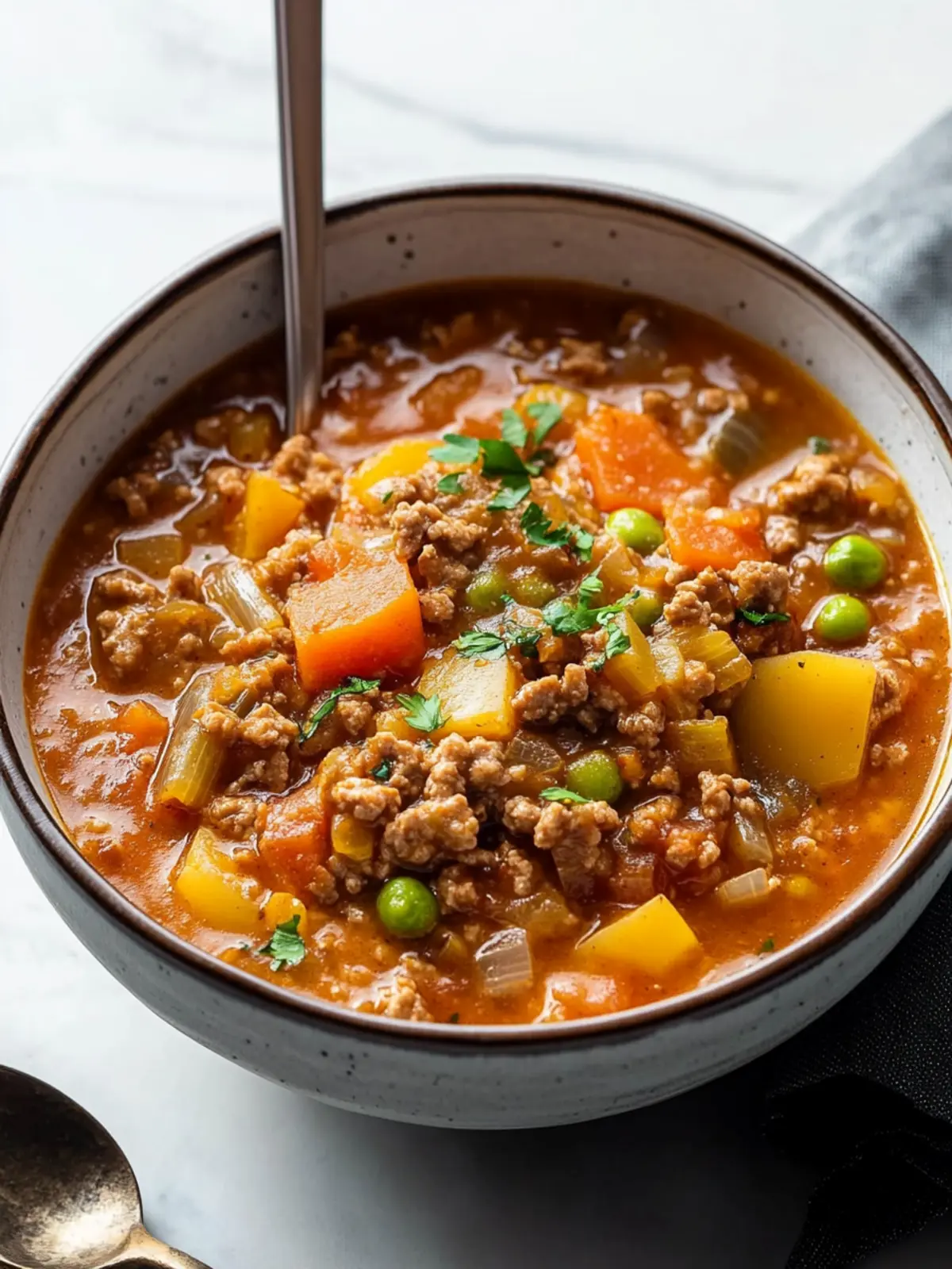 Savory Hamburger Stew: A Cozy One-Pot Wonder for Families 4 Hamburger Stew