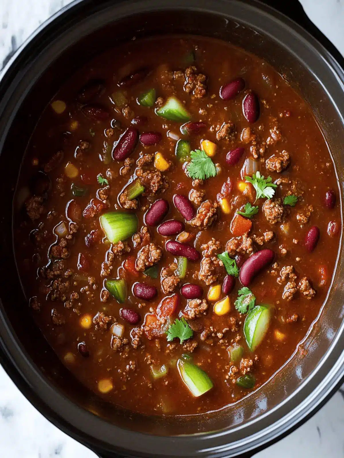 Easy Slow Cooker Chili That Will Warm Your Heart and Soul 2 Easy Slow Cooker Chili