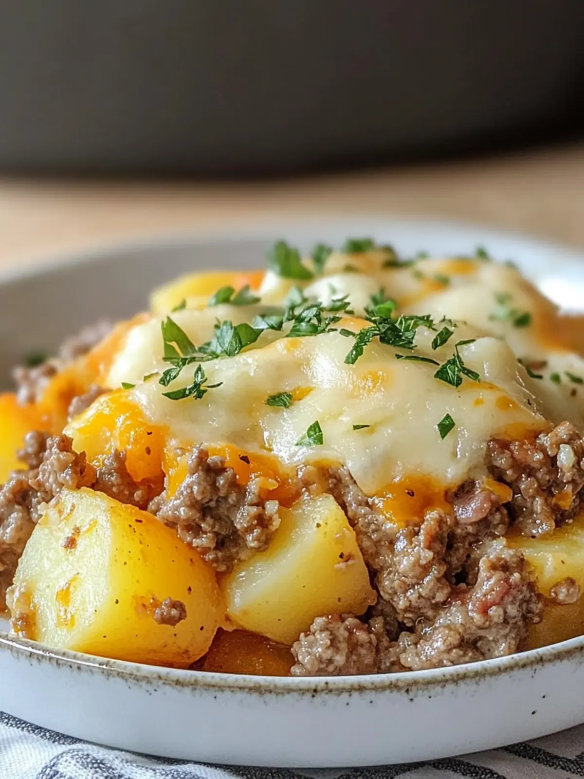 Savory Crockpot Hamburger Potato Casserole for Cozy Nights 3 Crockpot Hamburger Potato Casserole