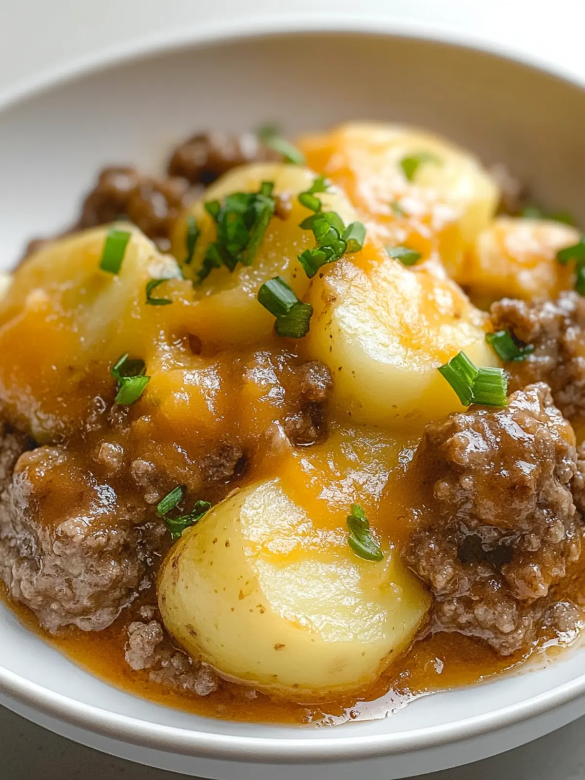 Cozy Up with This Easy Crockpot Hamburger Potato Casserole Recipe 3 Crockpot Hamburger Potato Casserole Recipe