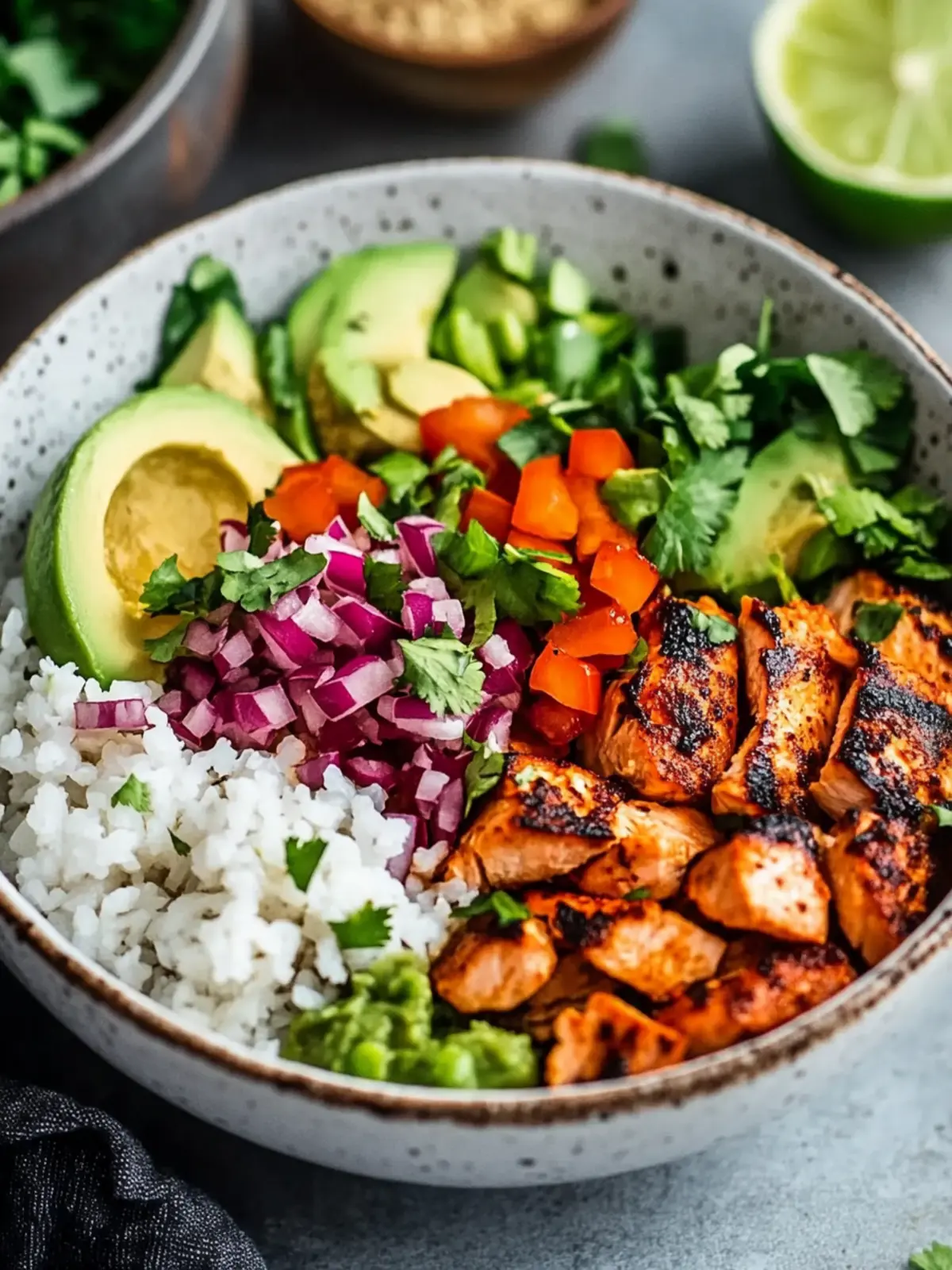 Savory Salmon Taco Bowl for a Quick, Healthy Meal 3 Salmon Taco Bowl