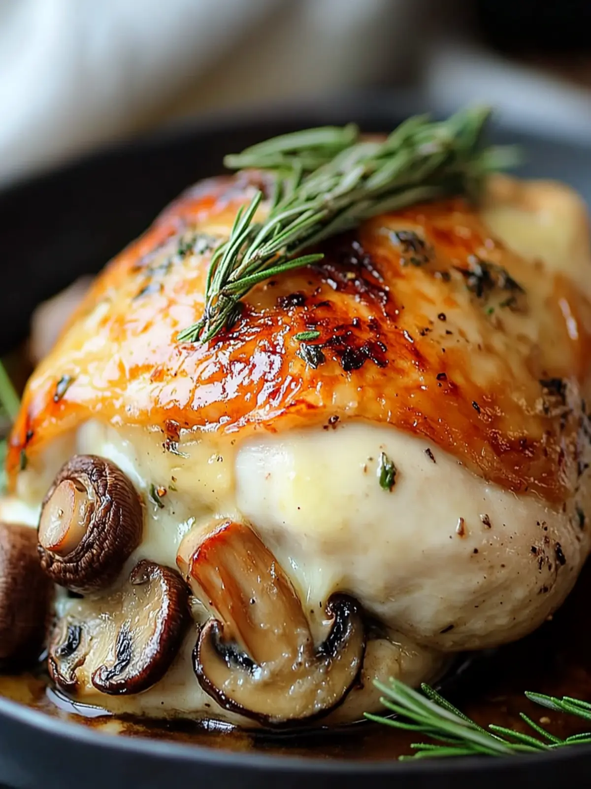 Cheesy Garlic Butter Mushroom Stuffed Chicken for Comfort Food Bliss 2 Cheesy Garlic Butter Mushroom Stuffed Chicken