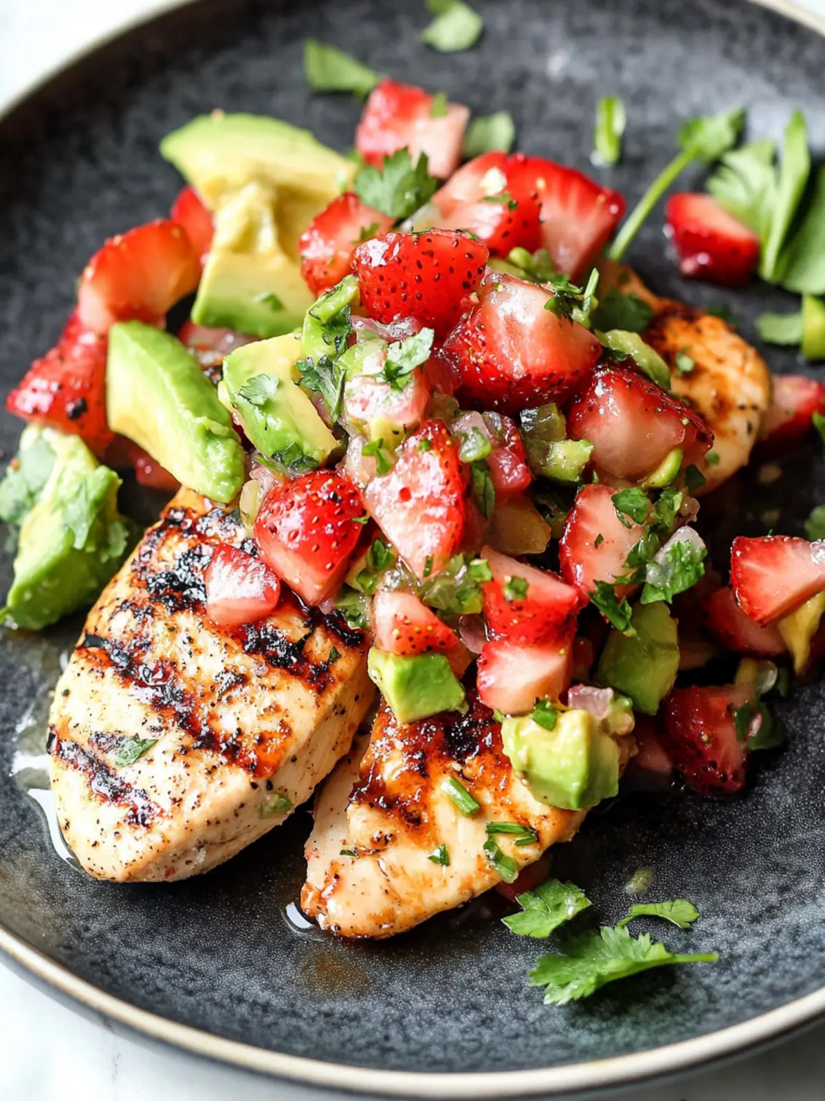 Grilled Chicken with Strawberry Avocado Salsa A Summer Delight 4 Grilled Chicken with Strawberry Avocado Salsa