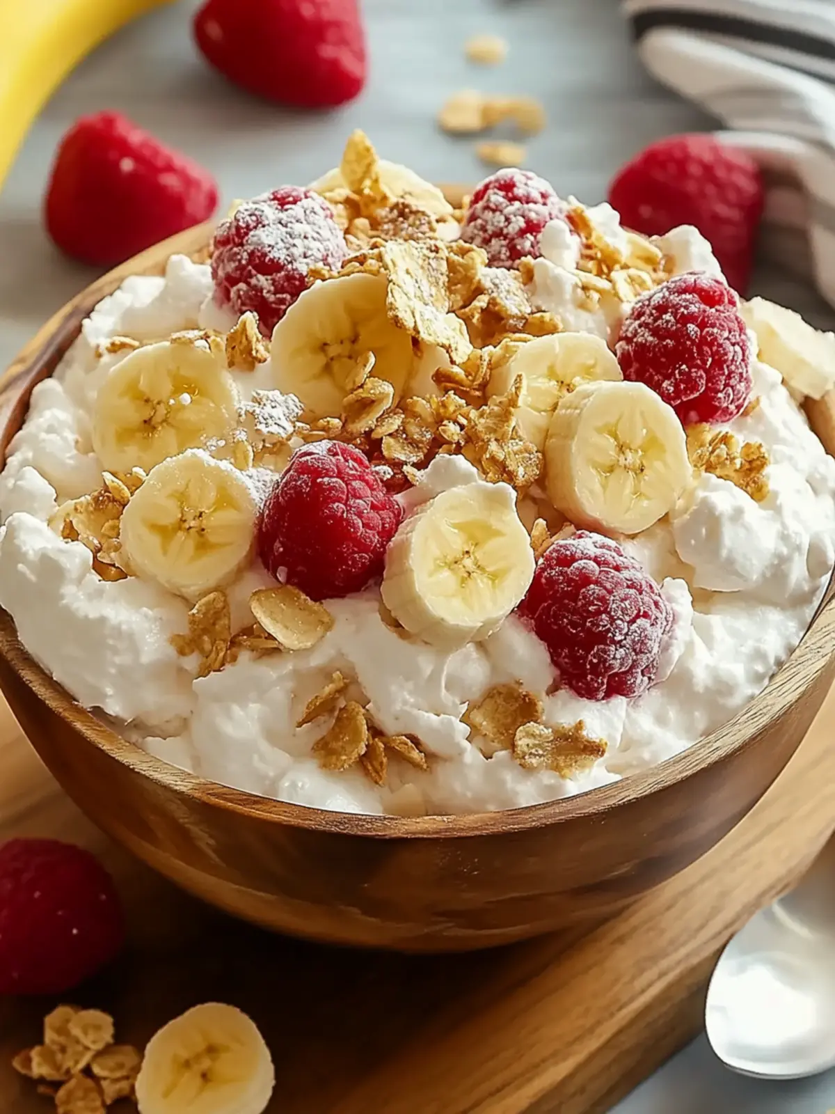Banana Split Fluff Salad: A Fun No-Bake Delight for Everyone 4 Banana Split Fluff Salad