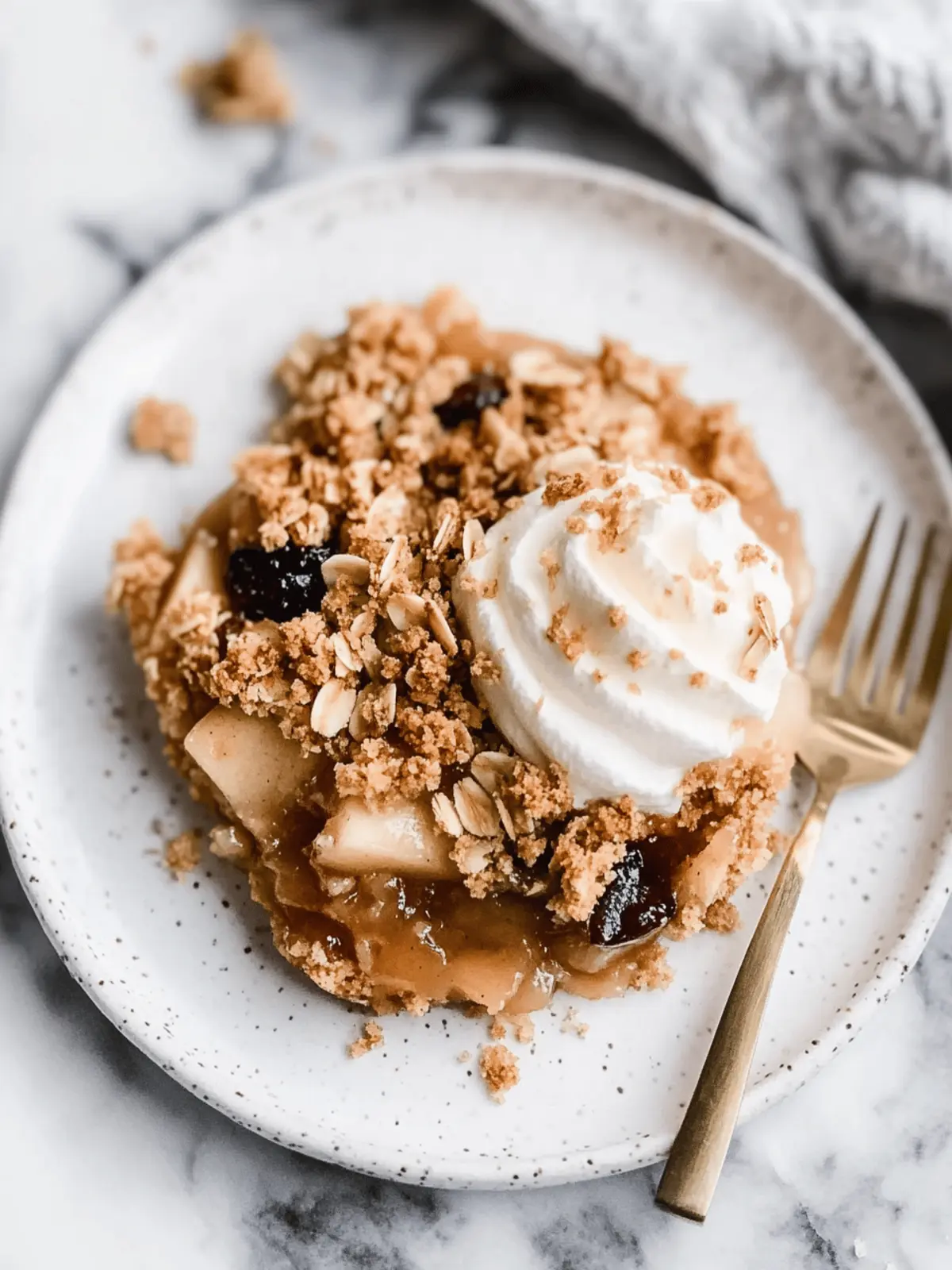 Warm & Cozy Apple Crisp: A Lighter Fall Delight! 3 Apple Crisp