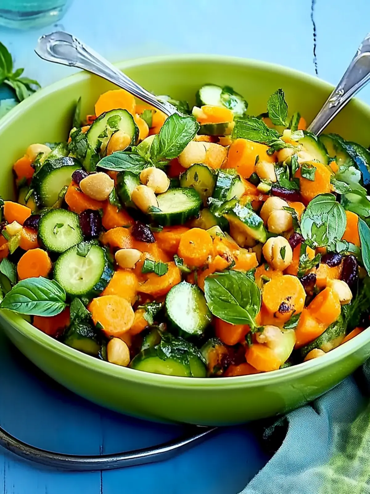 Crisp, Refreshing Carrot and Cucumber Salad Perfect for Grilling 2 Crisp, refreshing, perfect for grilling: Carrot and cucumber salad