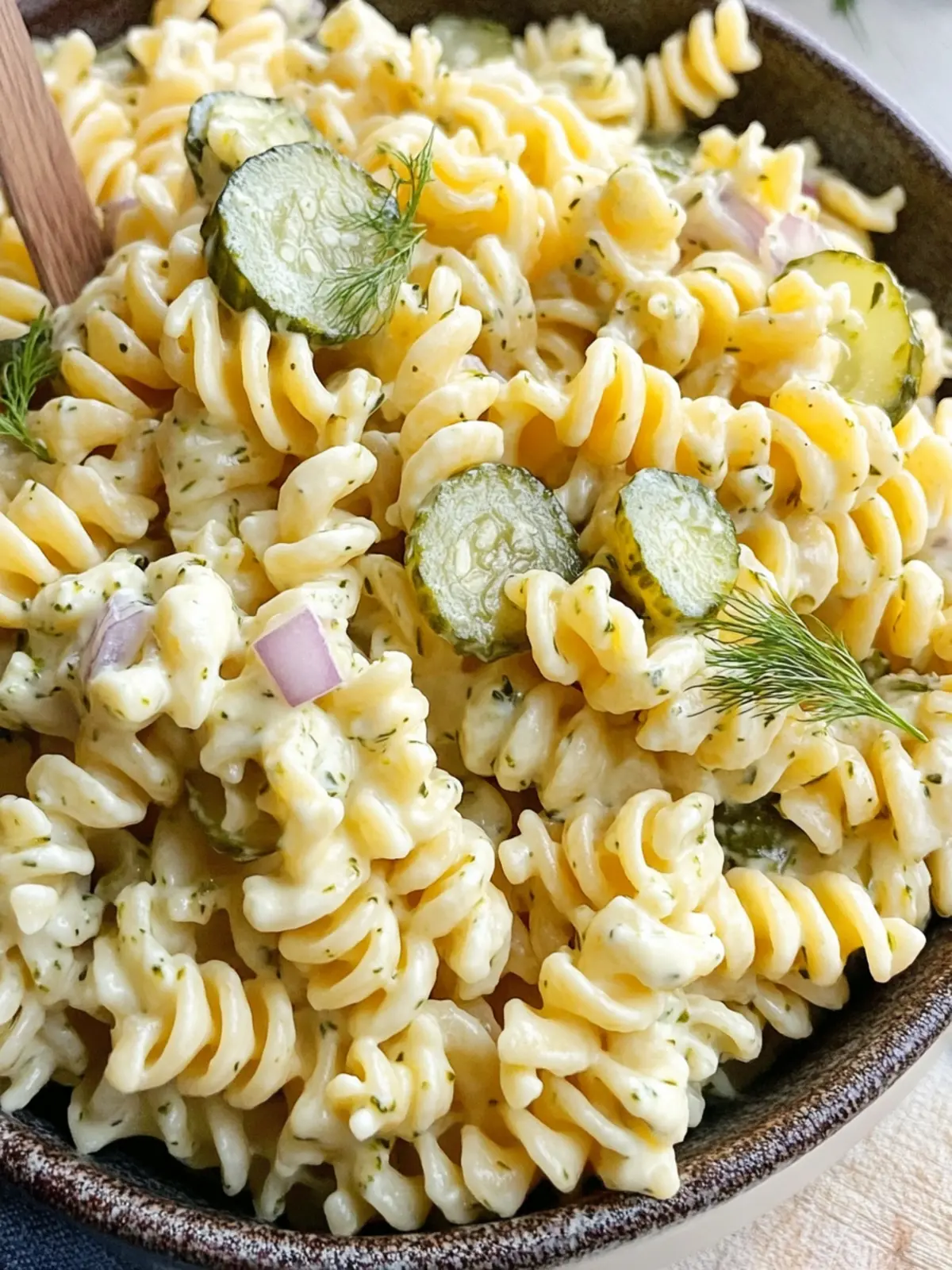 Dill Pickle Pasta Salad: A Refreshing Twist for Summer Gatherings 4 Dill Pickle Pasta Salad