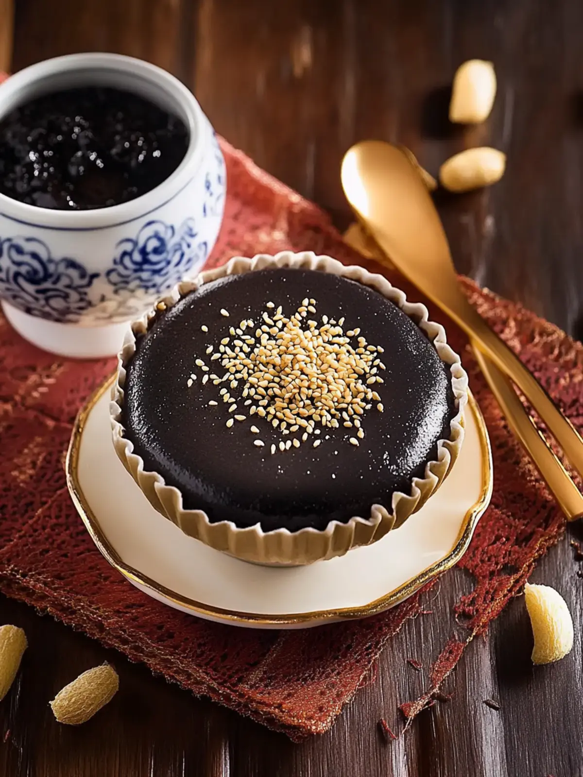 Delight in Homemade Black Sesame Paste for Lunar New Year 3 Black Sesame Paste- classic Chinese dessert for Lunar New Year
