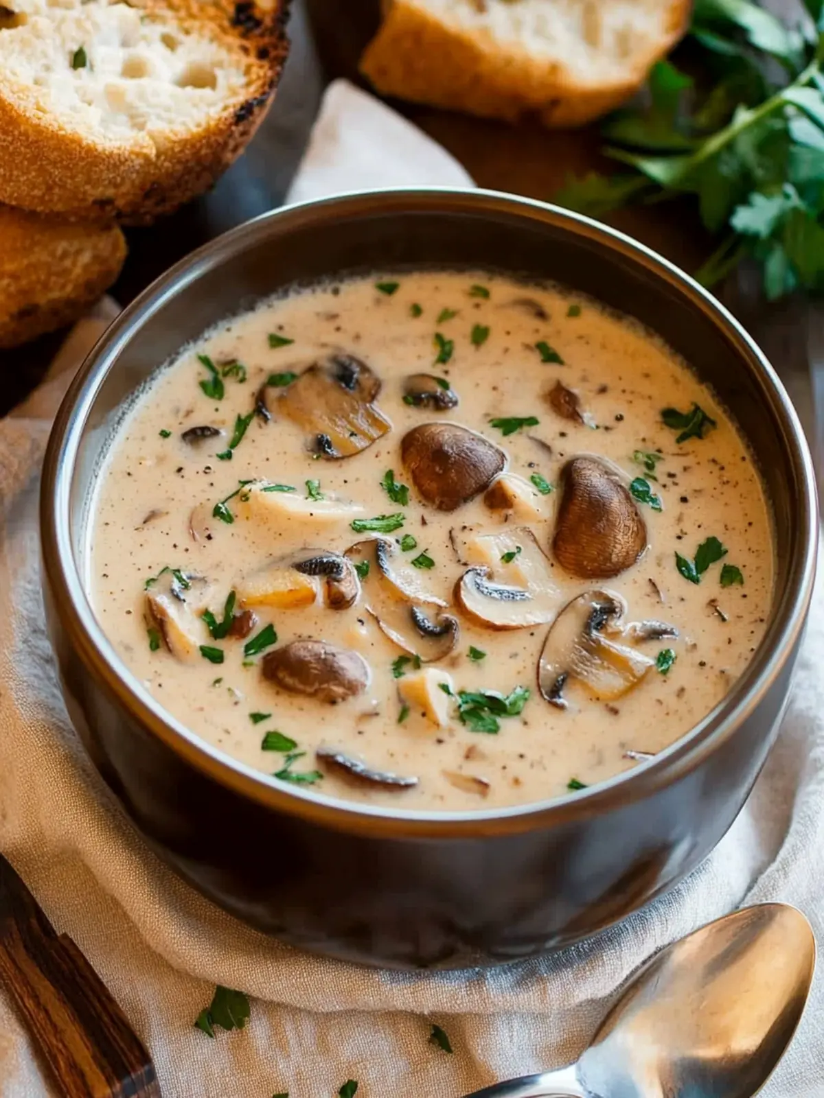 Cream of Mushroom Soup: Comforting Goodness in Every Spoon 4 Cream of Mushroom Soup