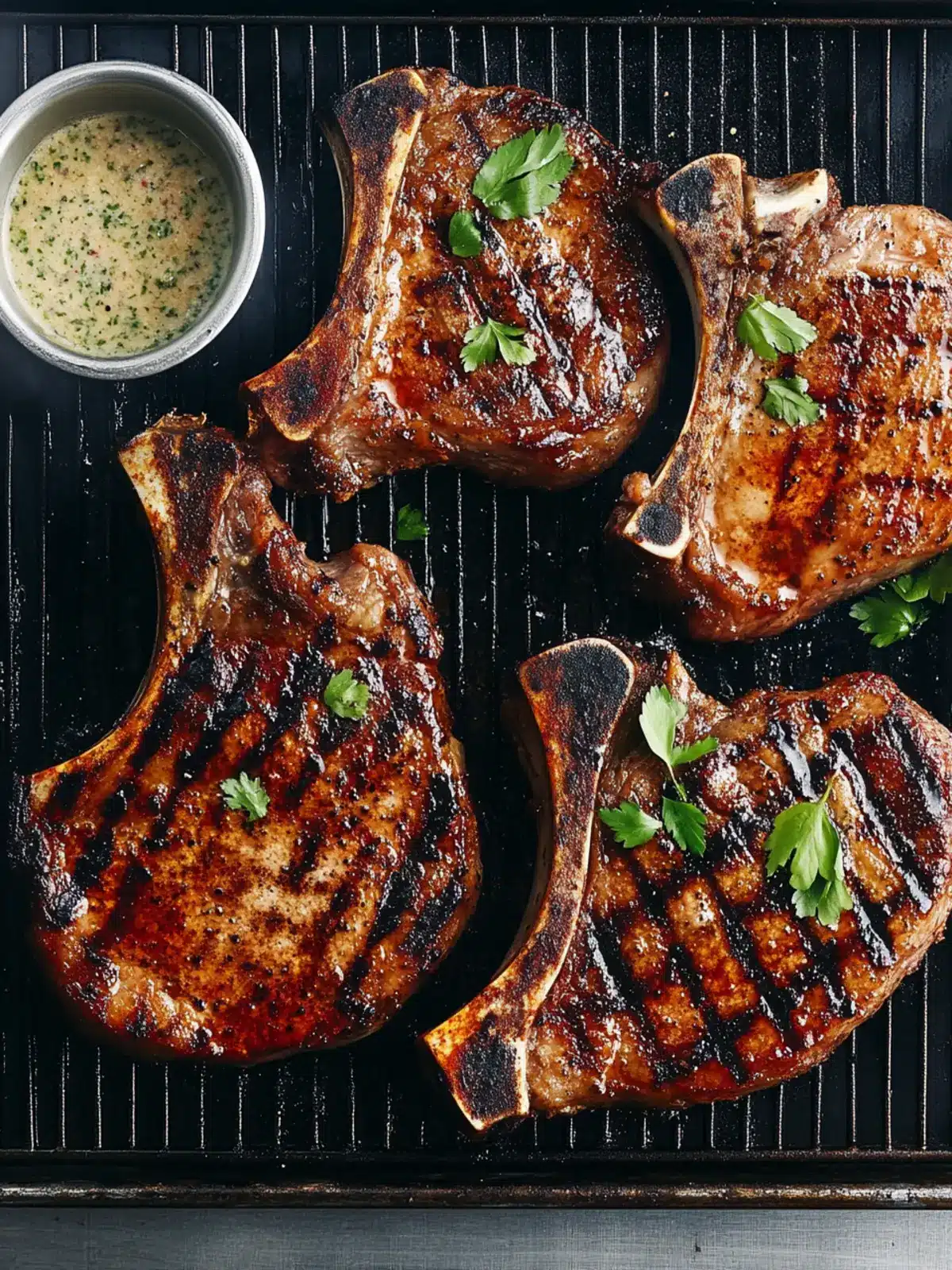 Savor Juicy Grilled Pork Chops with Mexican Flavor Magic 4 Grilled Pork Chops