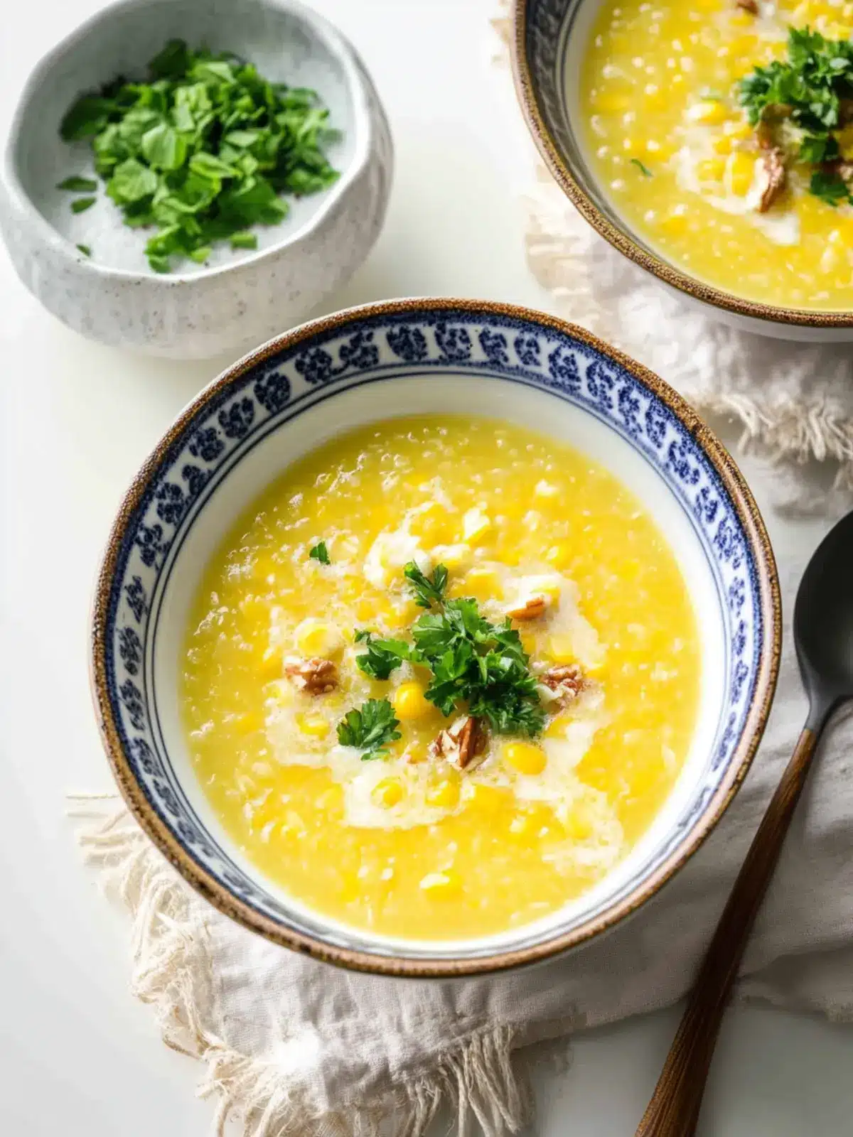 Comforting Corn Soup Creamy, Quick, and Irresistibly Delicious 3 Corn Soup