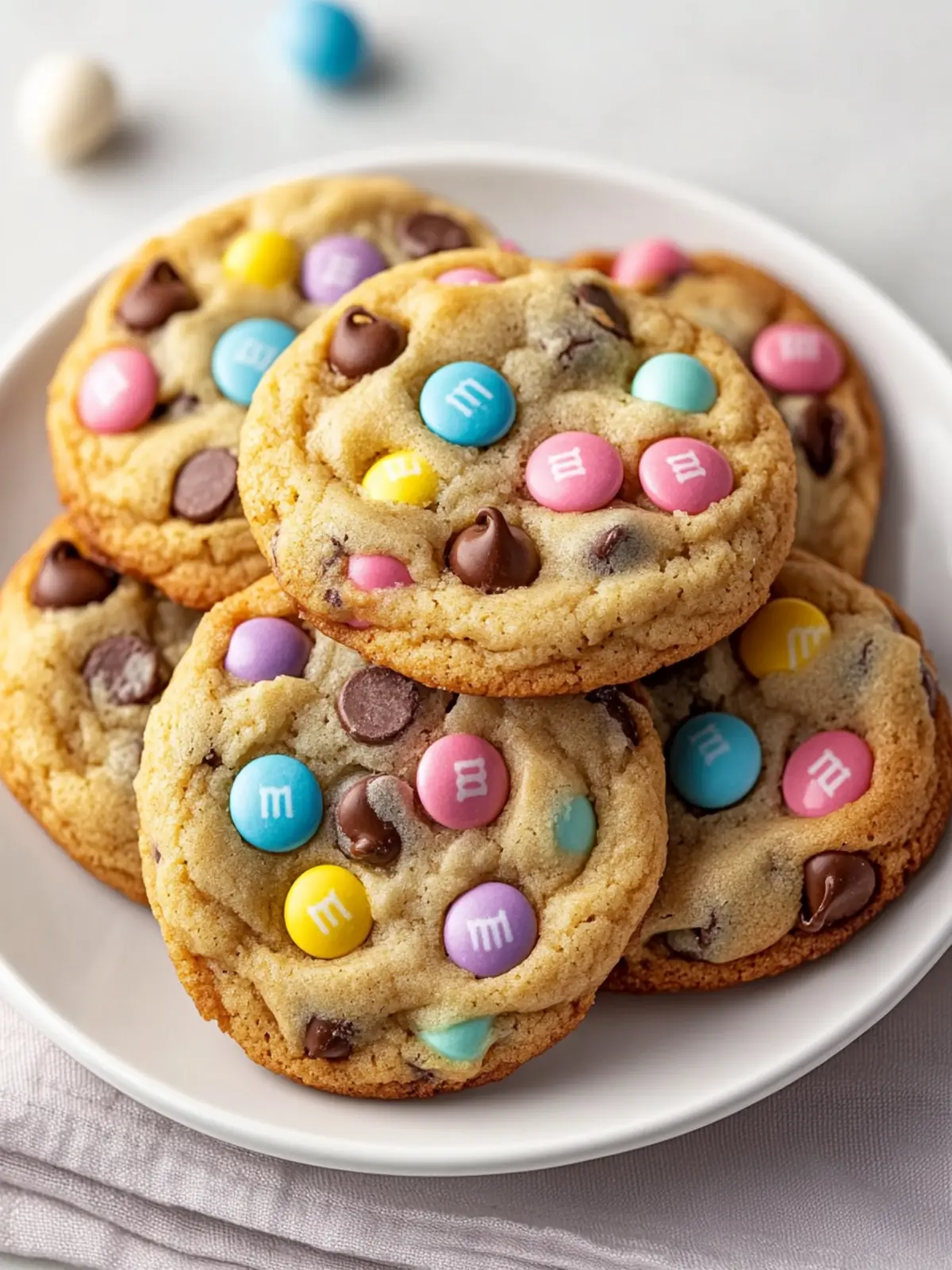 Delicious Easter M&M Chocolate Chip Cookies for Spring Fun 4 Easter M&M Chocolate Chip Cookies