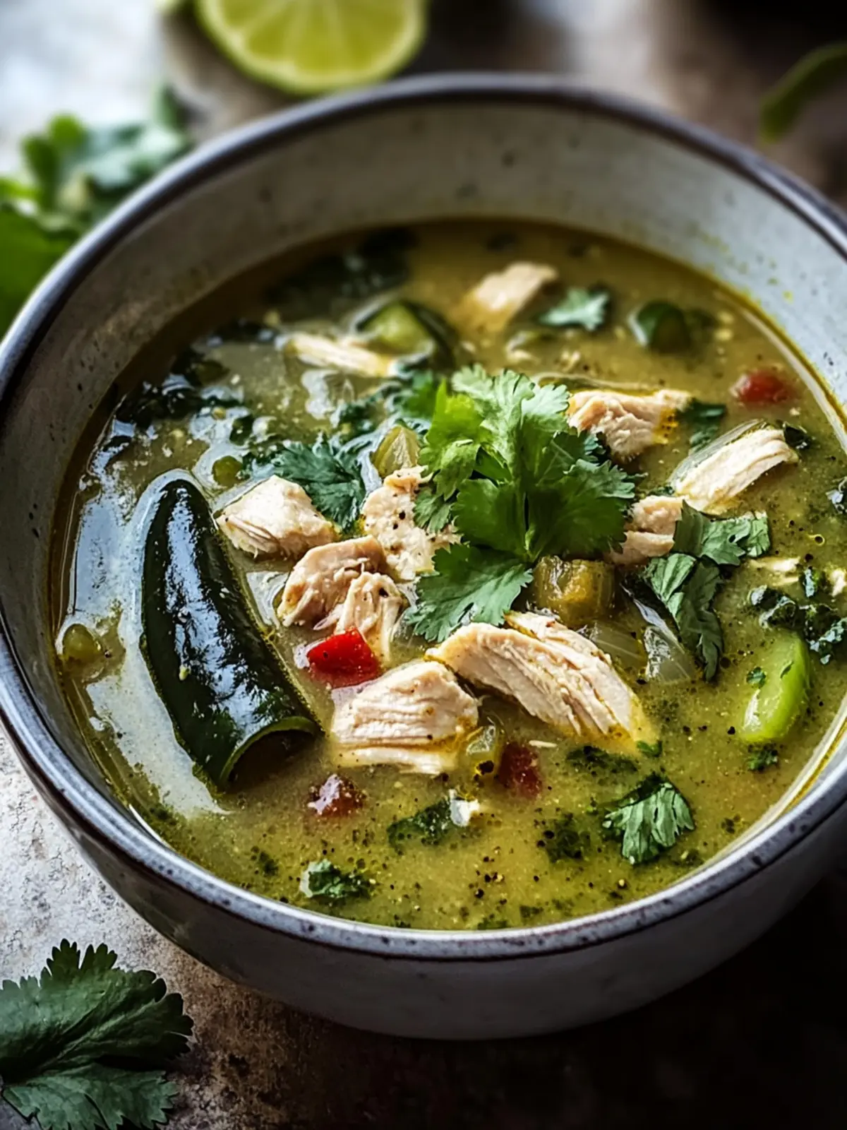 Cozy Chicken Poblano Soup for Ultimate Comfort and Flavor 4 Chicken Poblano Soup