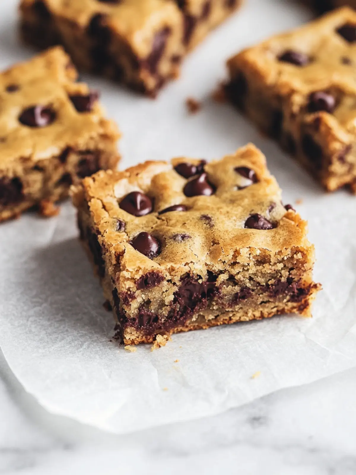 Delicious Chocolate Chip Blondies in Just One Bowl 4 Chocolate Chip Blondies