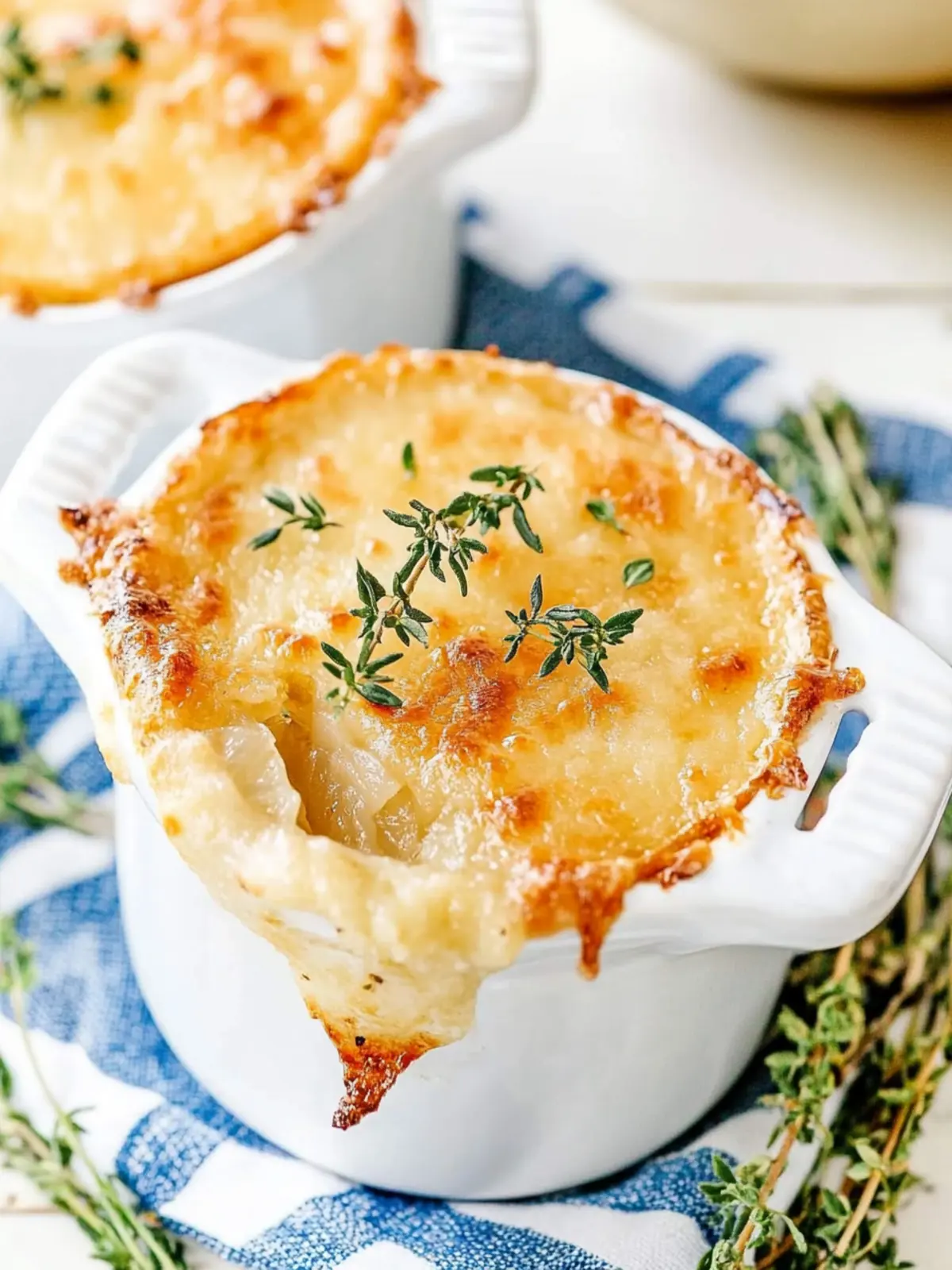 Delicious French Onion Soup with Crispy Cheese Topping 3 French Onion Soup