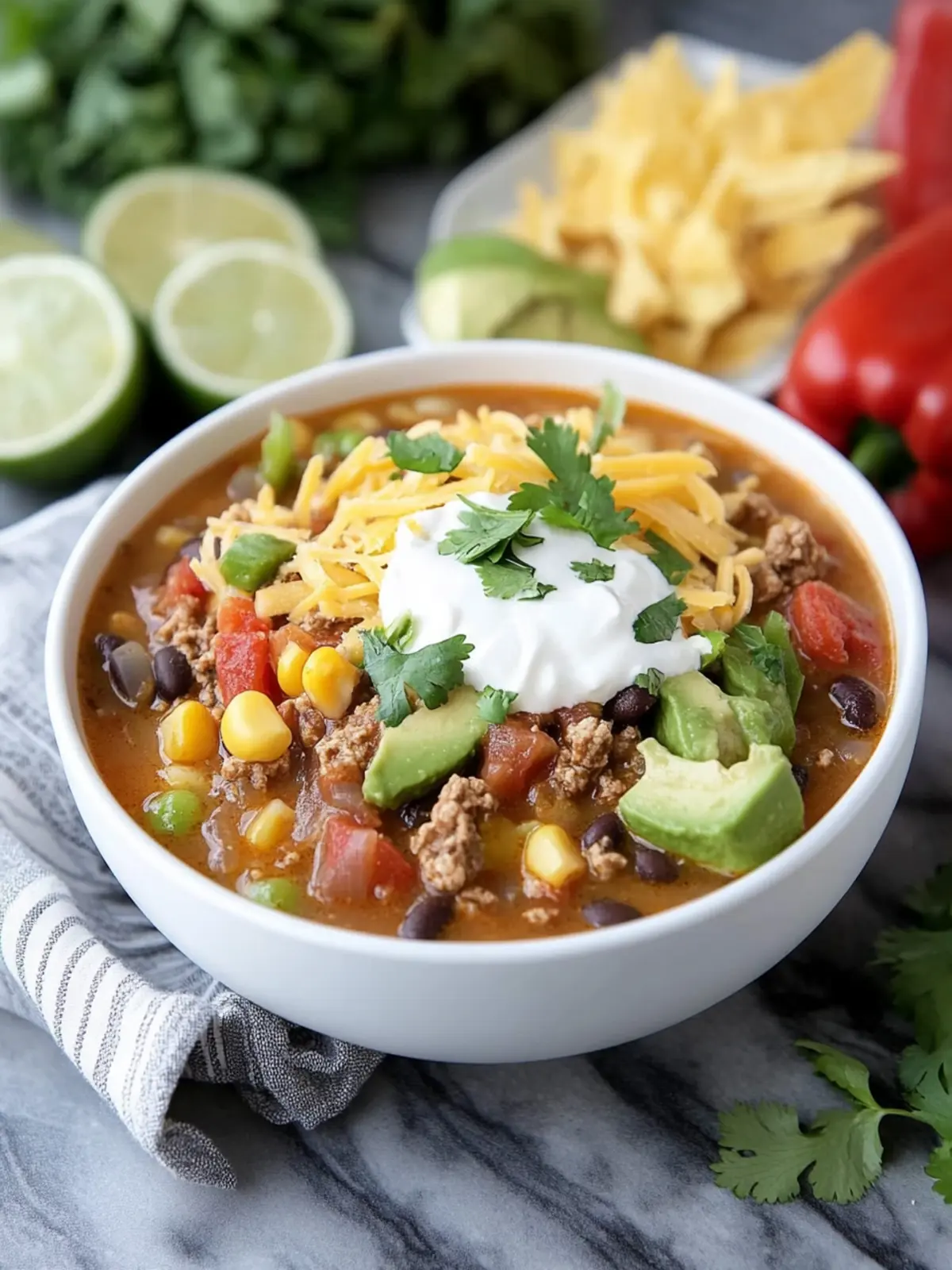 Hearty Crockpot Taco Soup to Warm Your Soul and Taste Buds 4 Crockpot Taco Soup