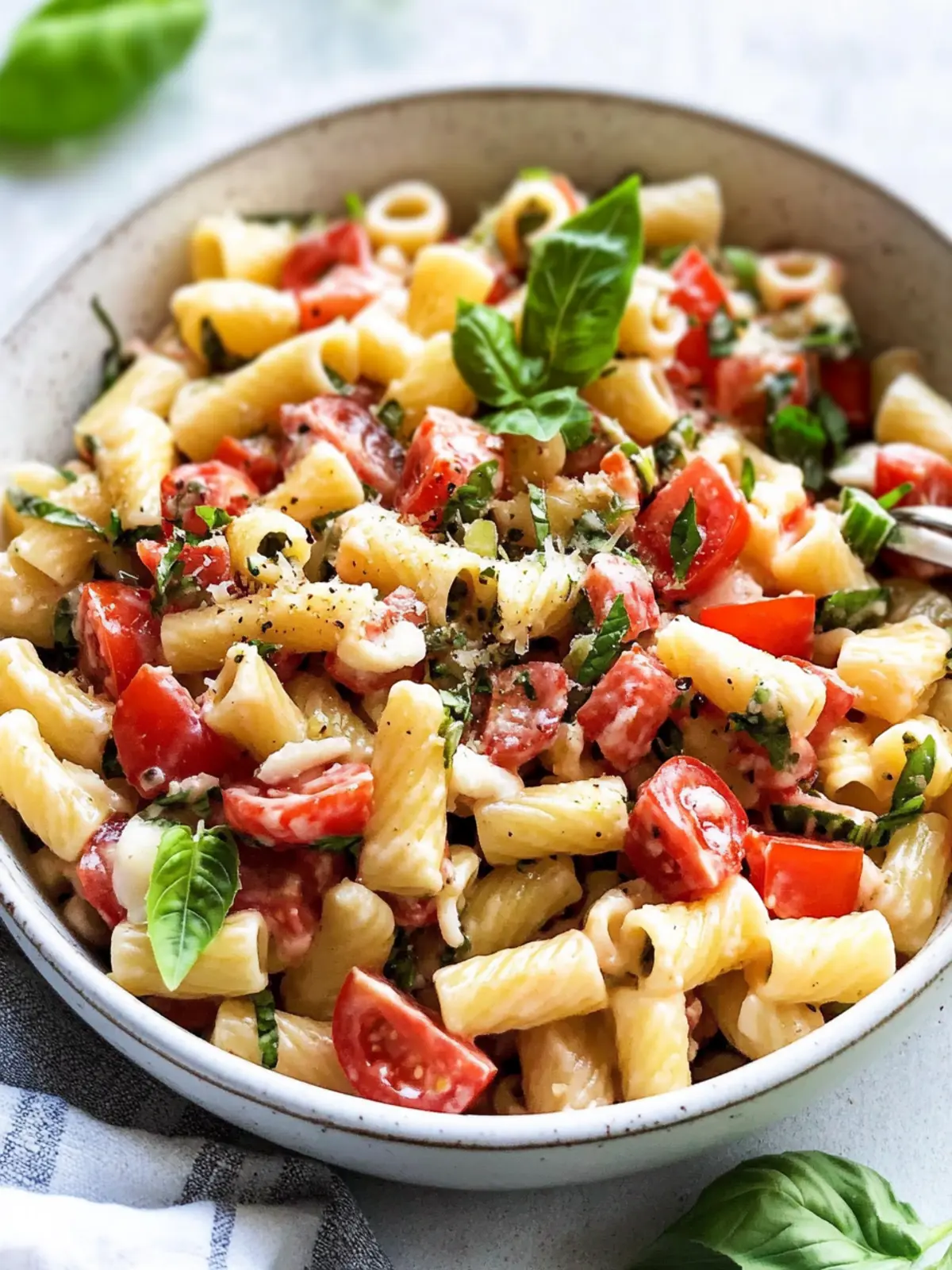 Bruschetta Pasta Salad: Savor Summer's Freshest Flavors 3 Bruschetta Pasta Salad